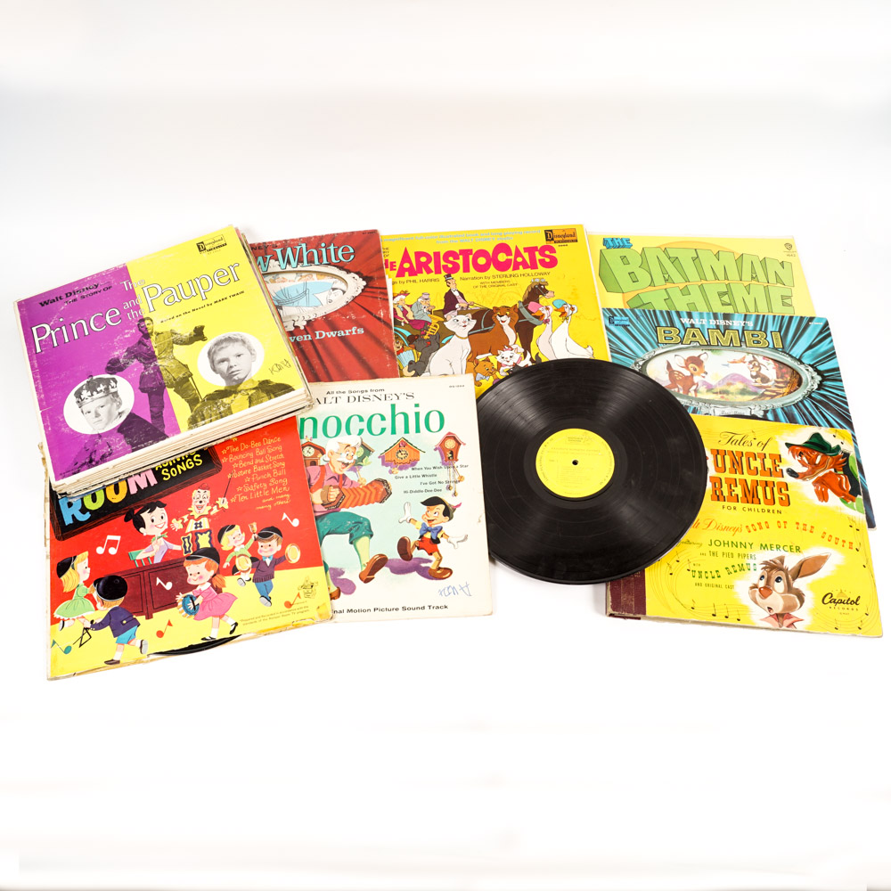 Vintage Disneyland Children's Records & More