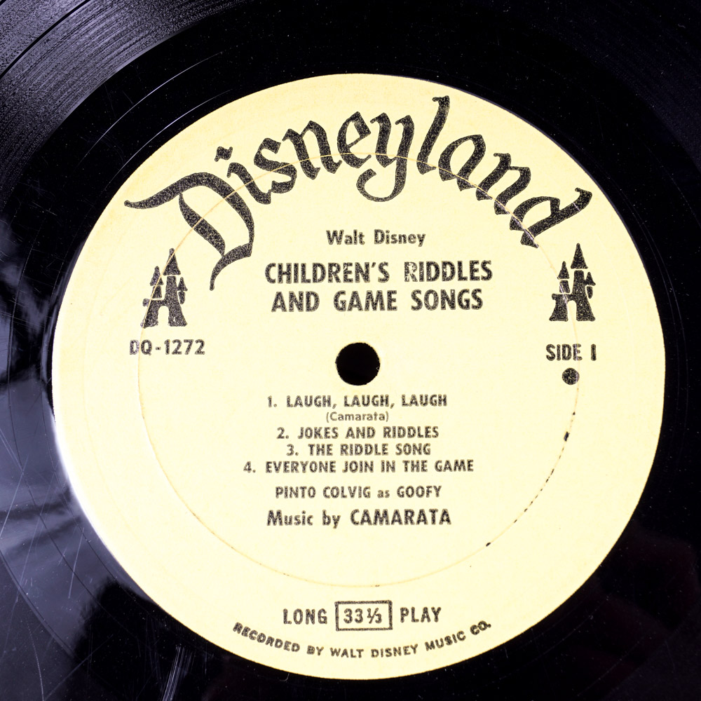 Vintage Disneyland Children's Records & More