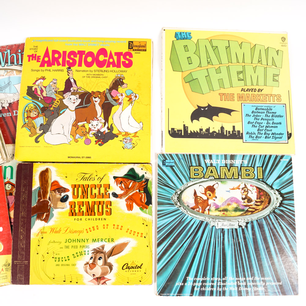 Vintage Disneyland Children's Records & More