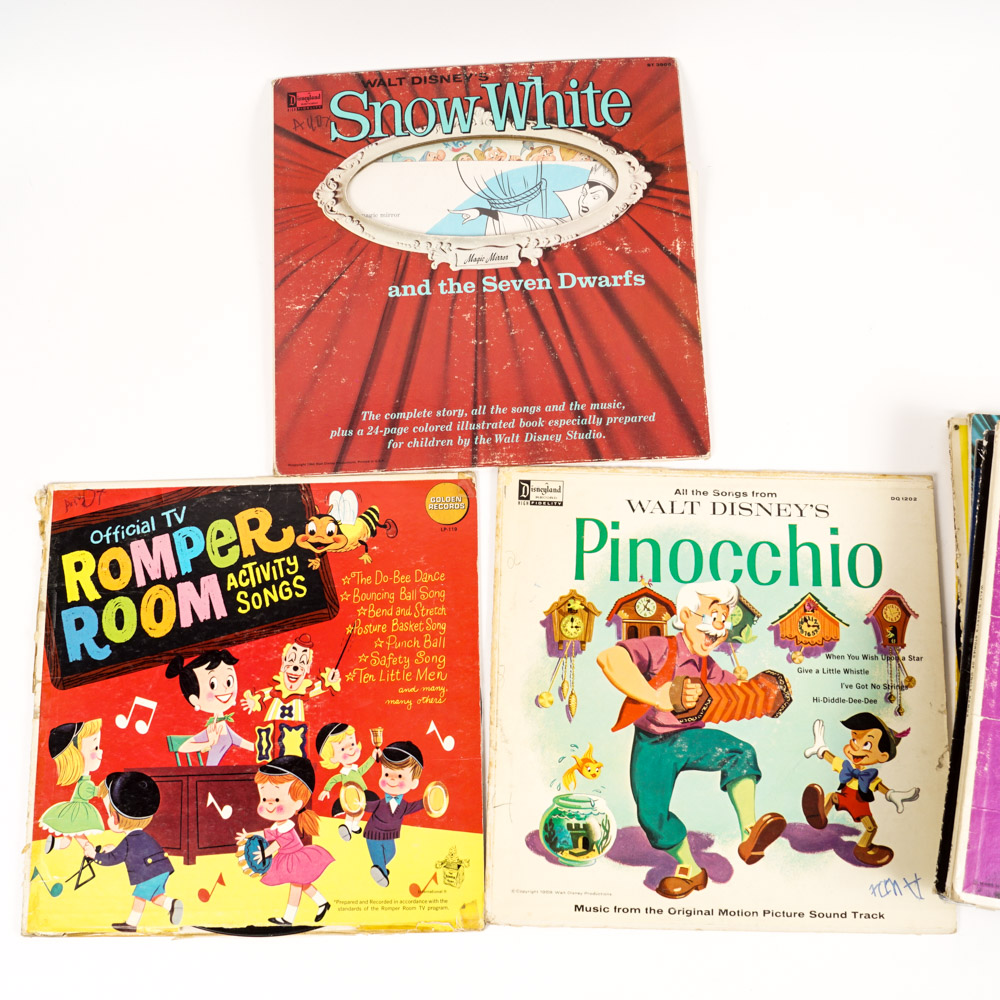 Vintage Disneyland Children's Records & More