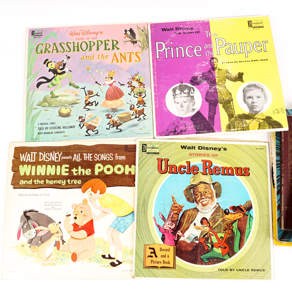 Vintage Disneyland Children's Records & More