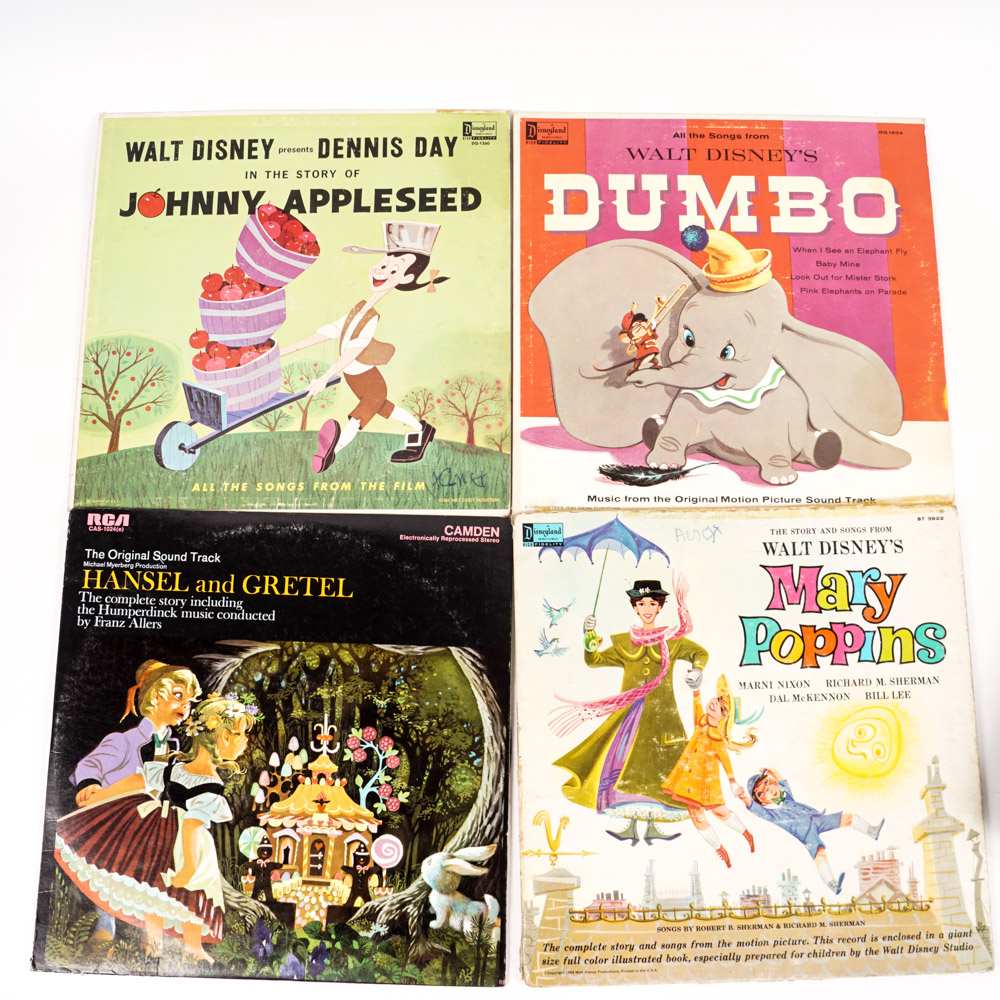 Vintage Disneyland Children's Records & More
