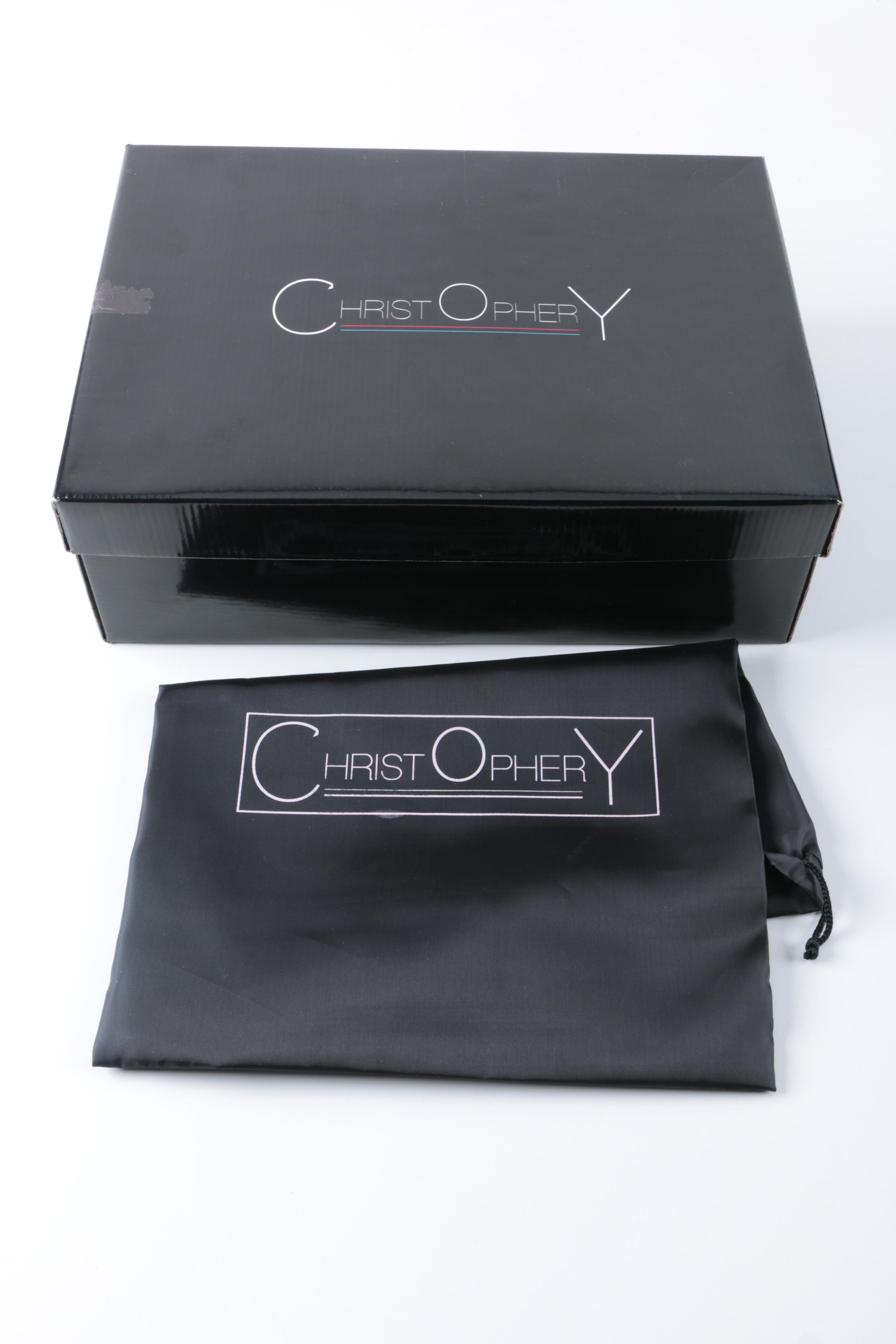 Christopher Coy Collection Prototype Heels in Blueberry