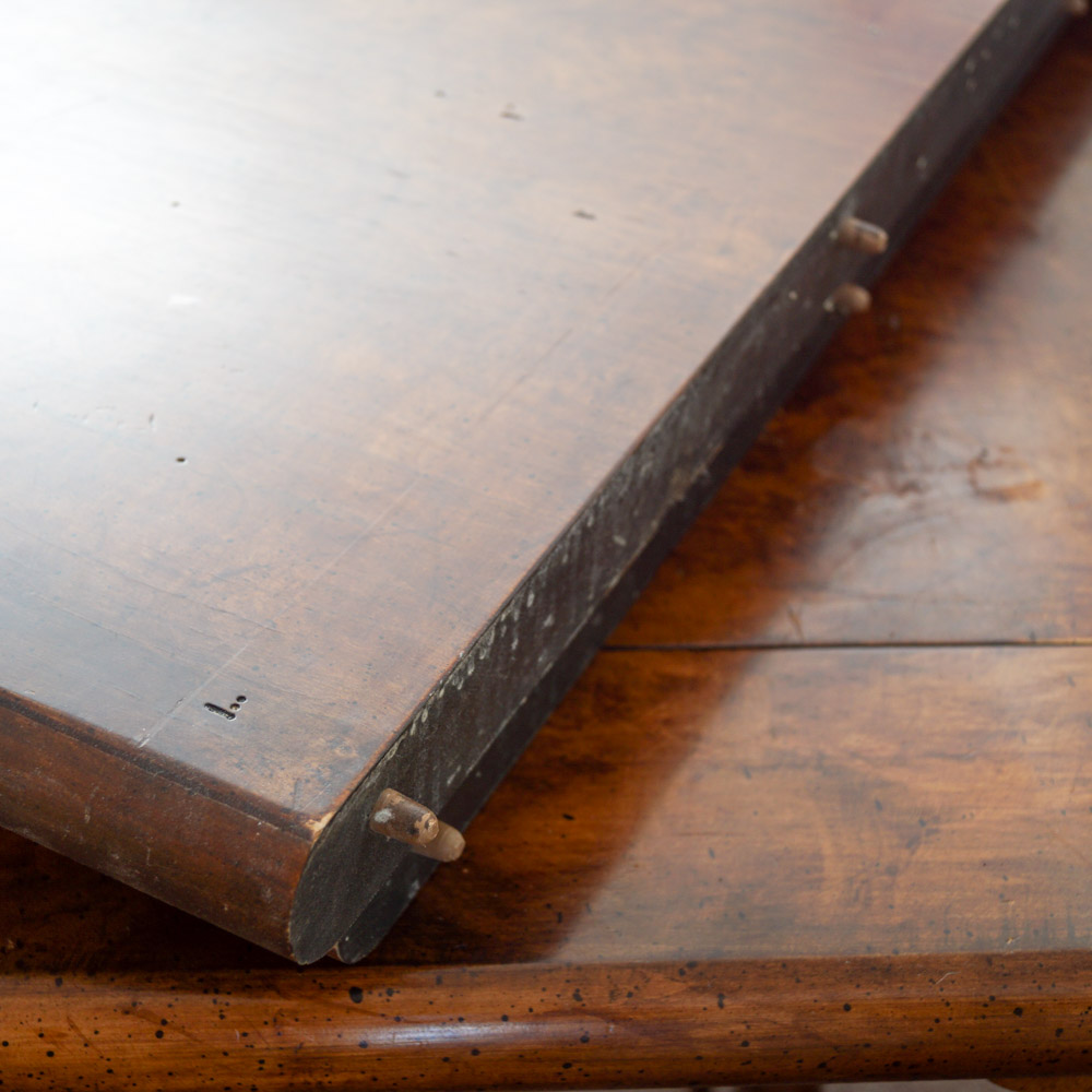 Early American Style Burlwood Dining Room Table  &  Windsor Chairs