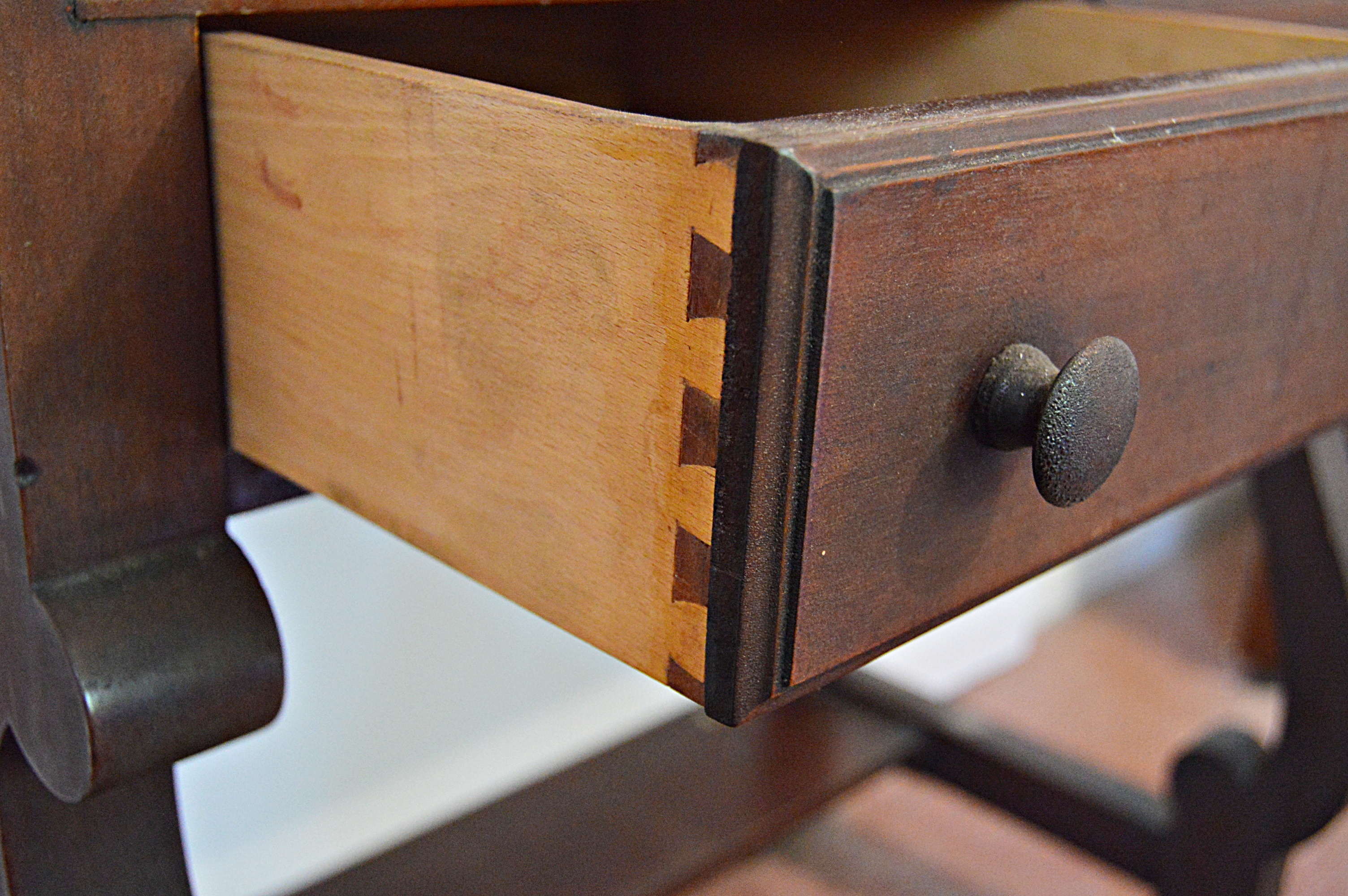 Antique Empire Style Mahogany Secretariat