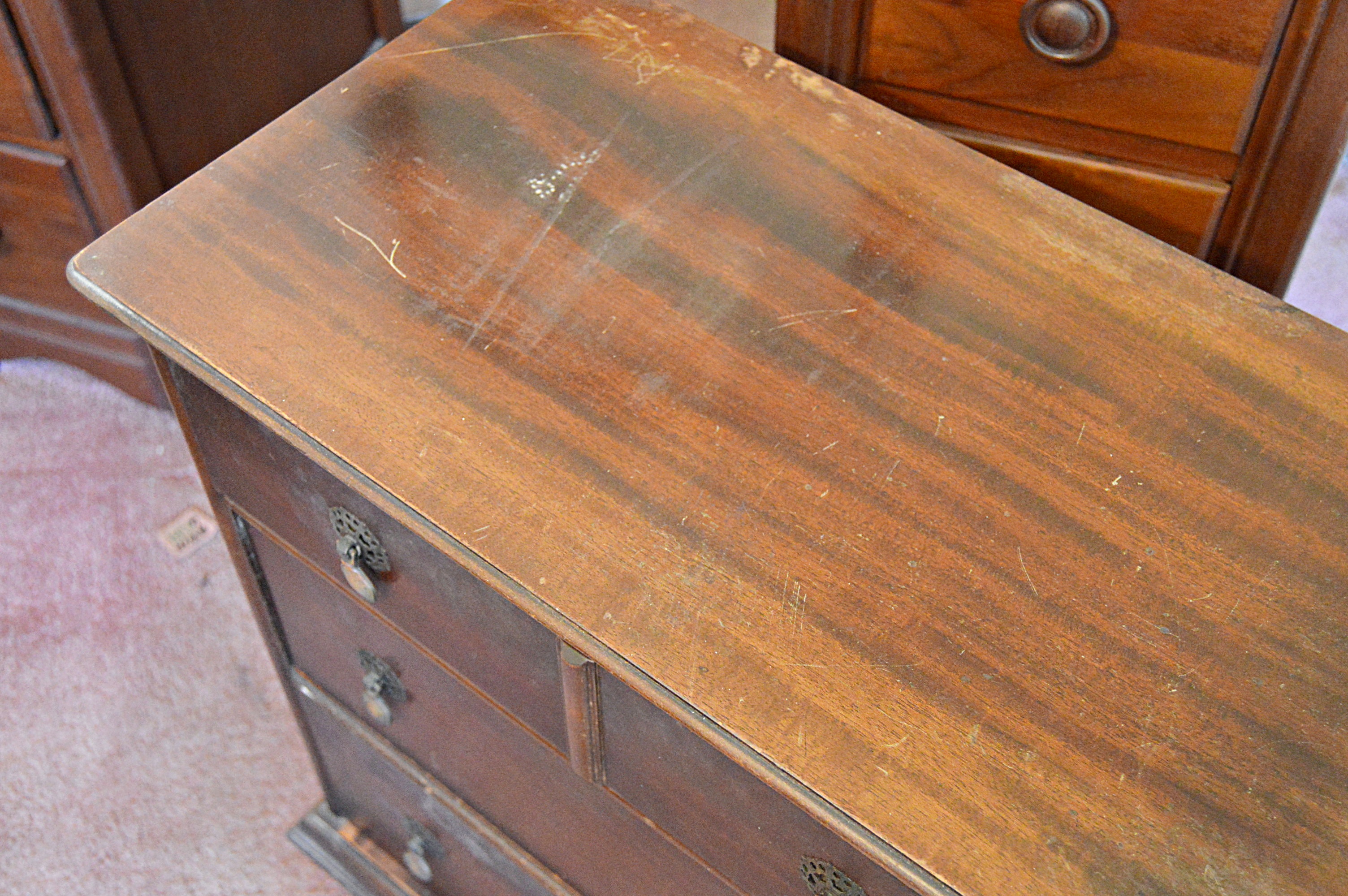 Vintage Twin Beds and Dressing Table, Lingerie Chest