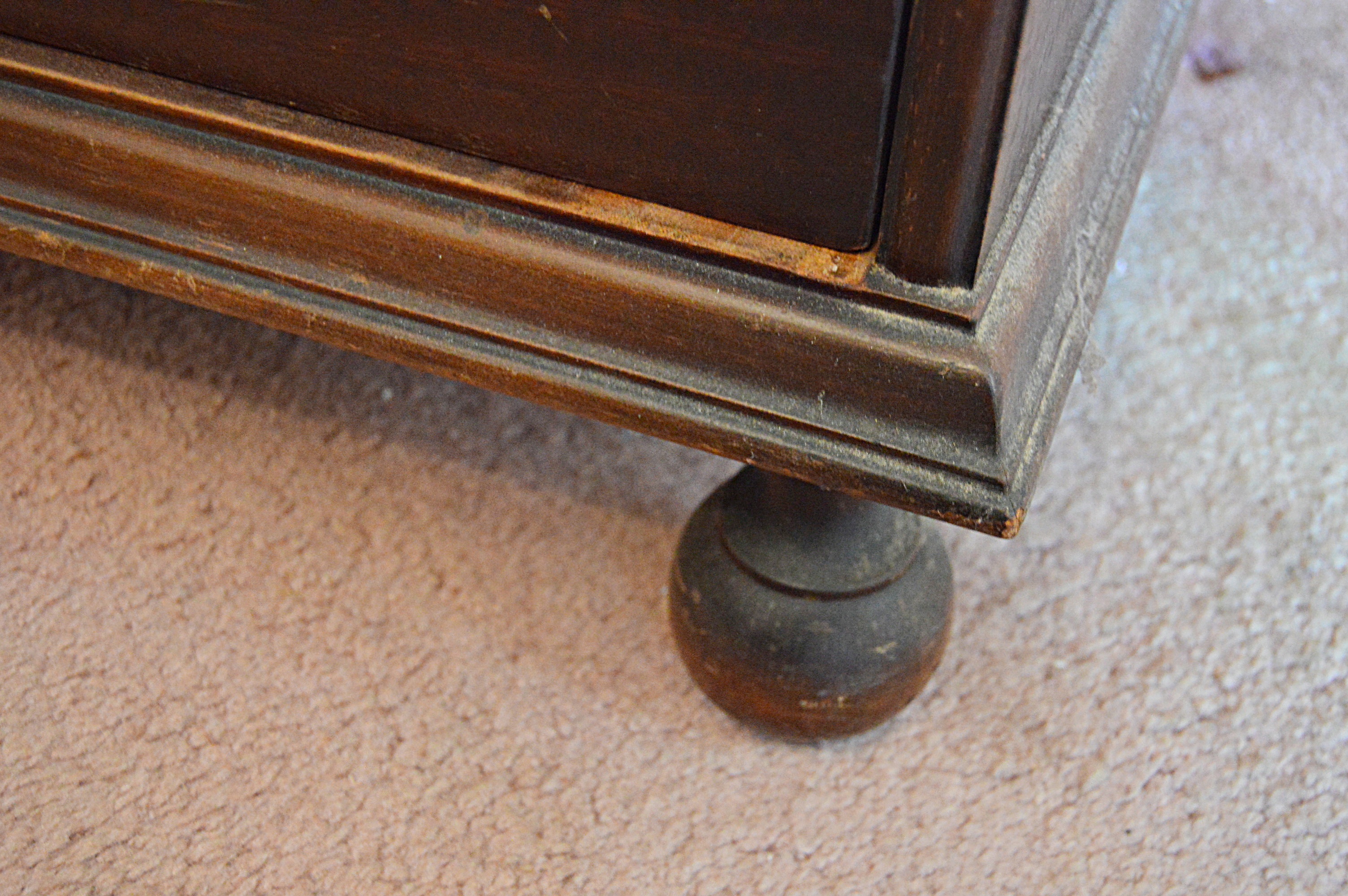 Vintage Twin Beds and Dressing Table, Lingerie Chest