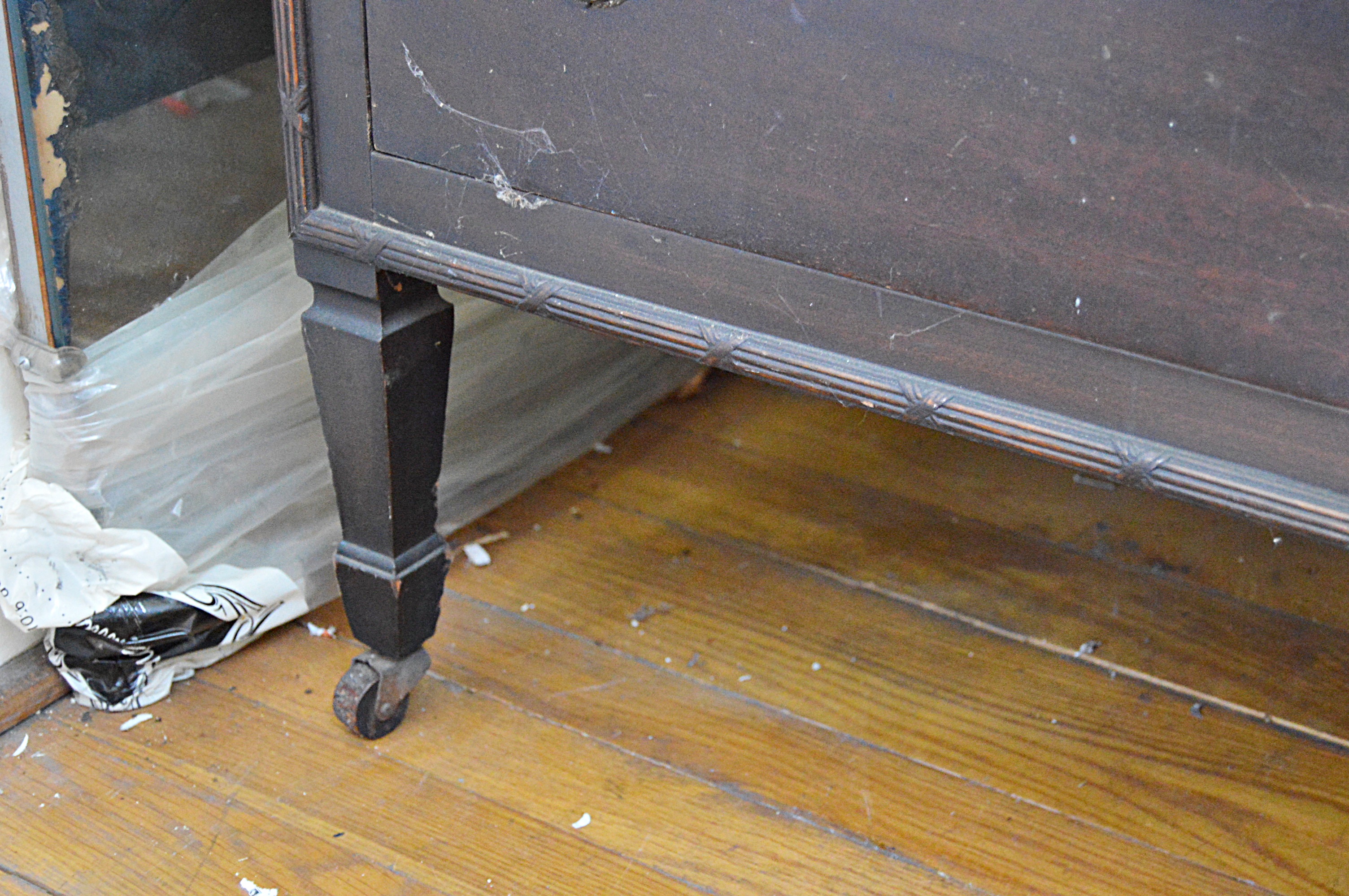 Vintage Neoclassic Style Mahogany Chest