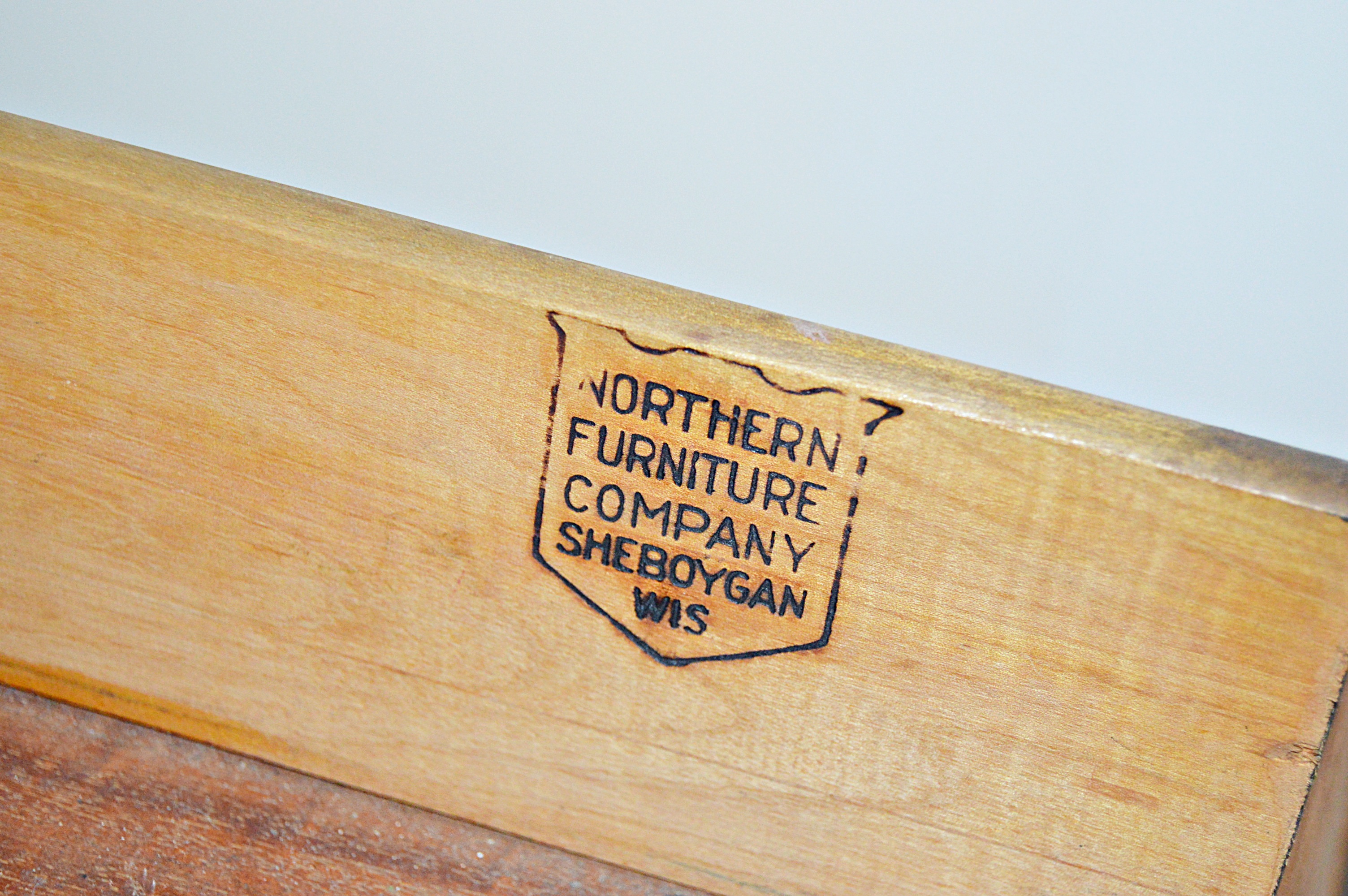 Vintage Neoclassic Style Mahogany Chest