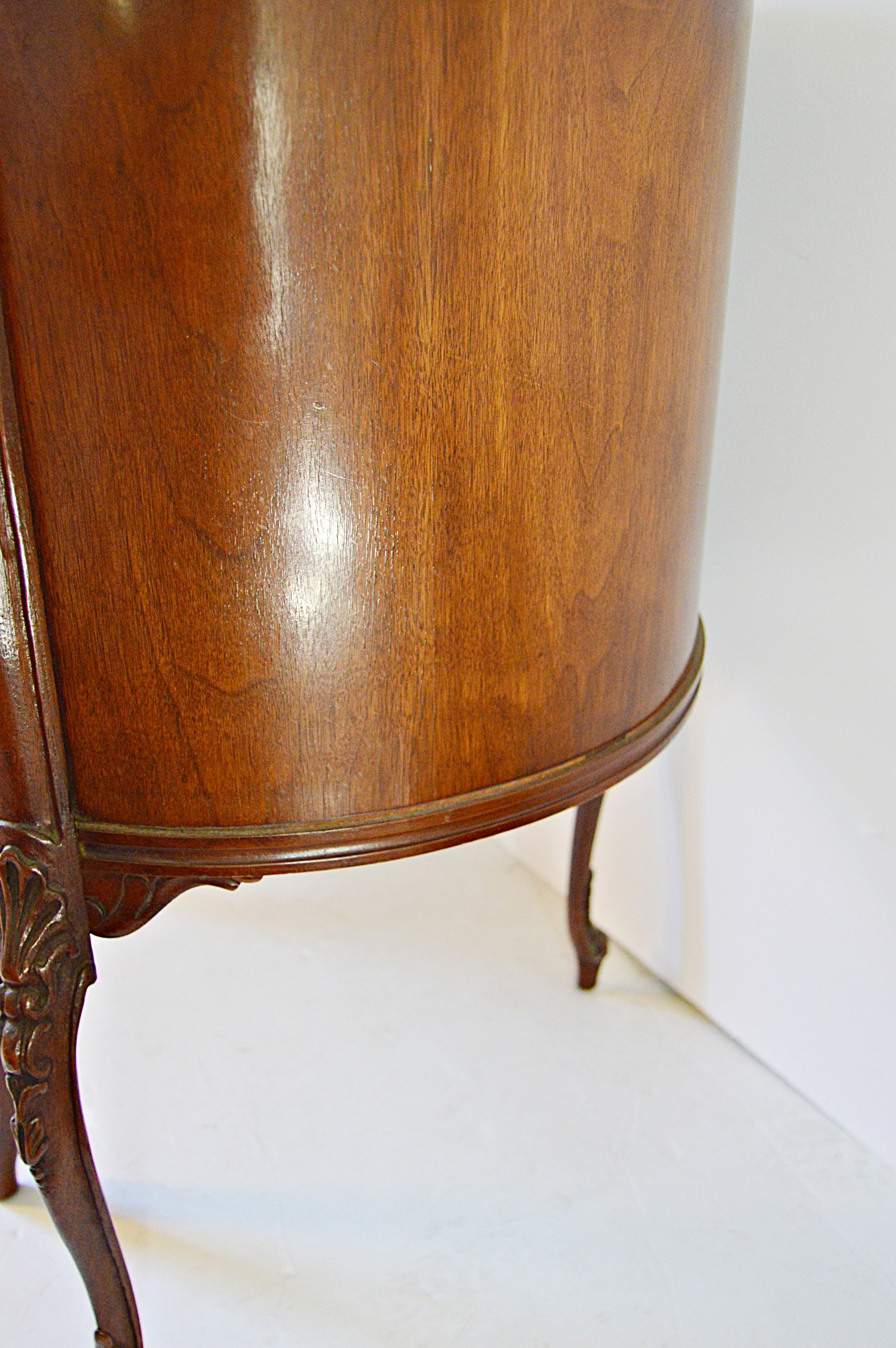 Louis XV Style Mahogany Desk and Chair