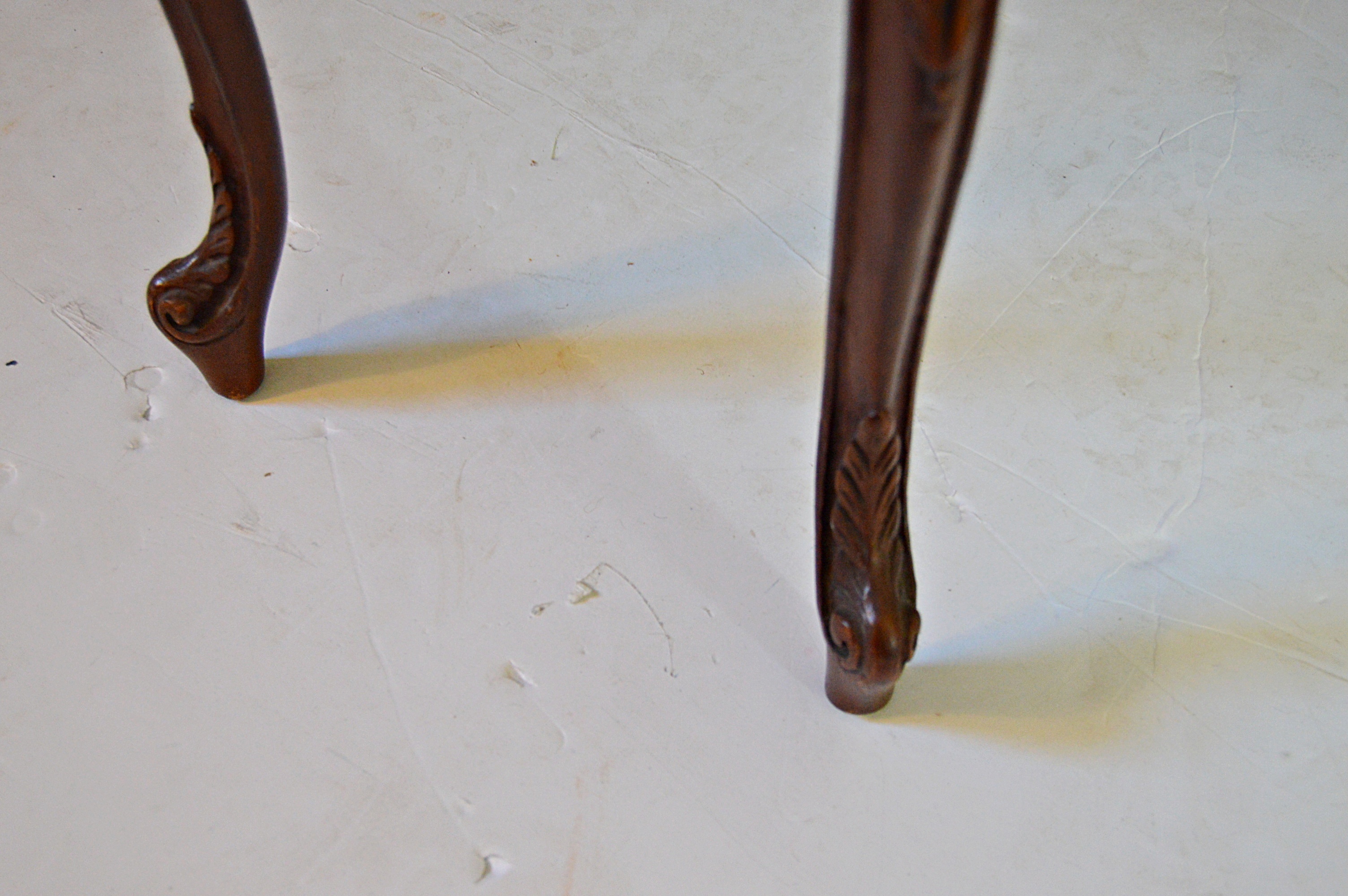 Louis XV Style Mahogany Desk and Chair