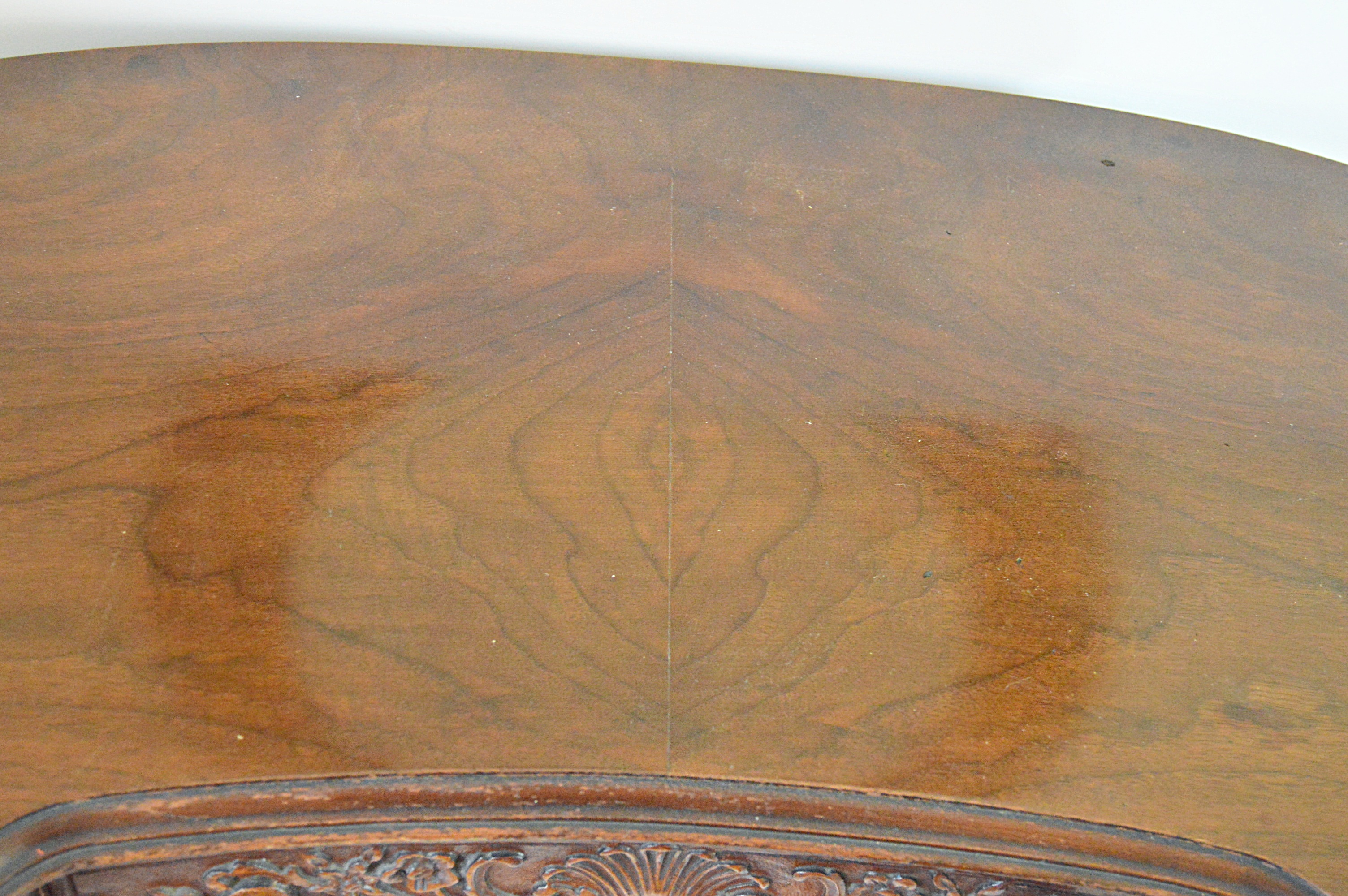 Louis XV Style Mahogany Desk and Chair