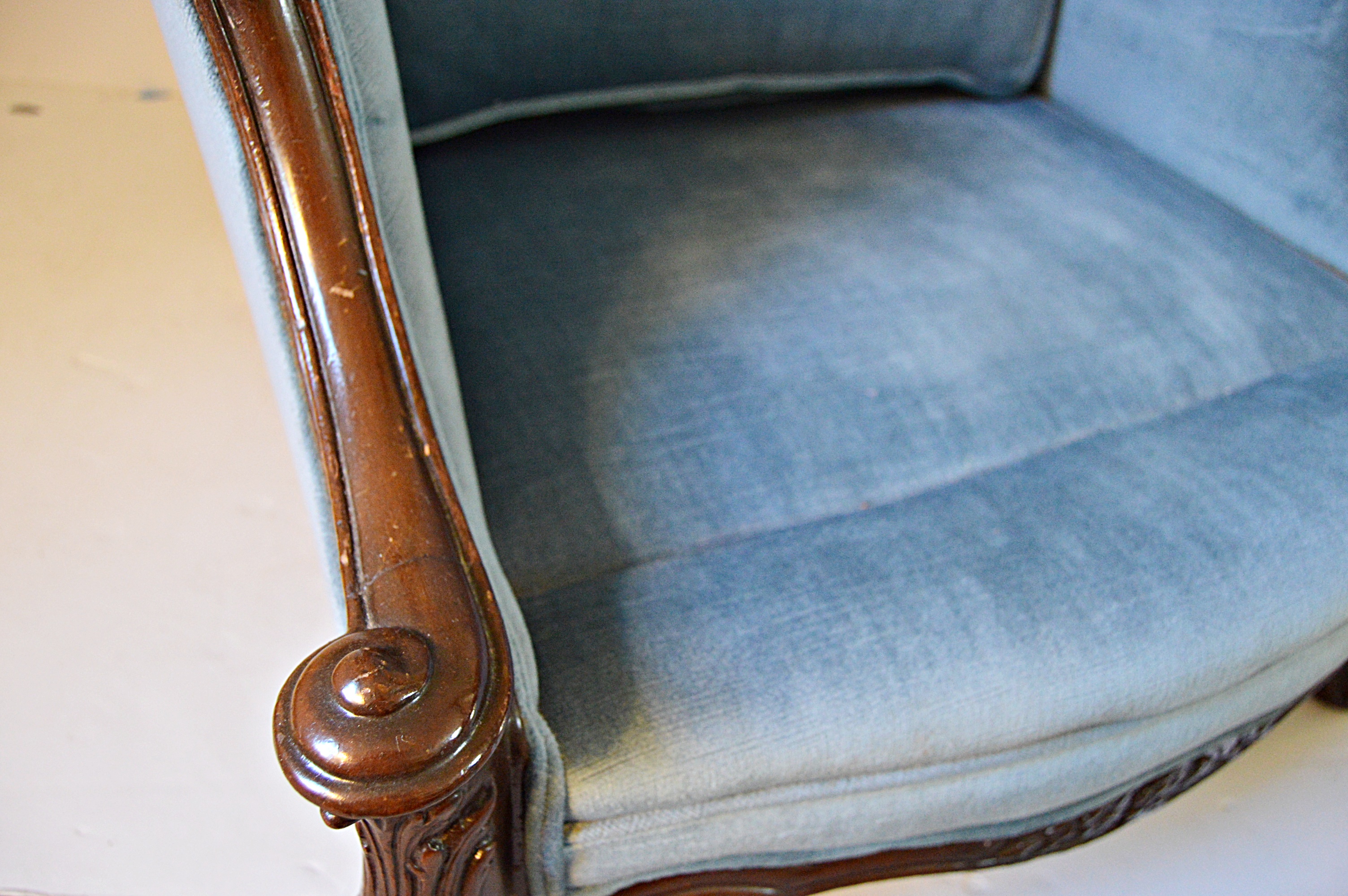 Vintage Louis XV Style Bergere