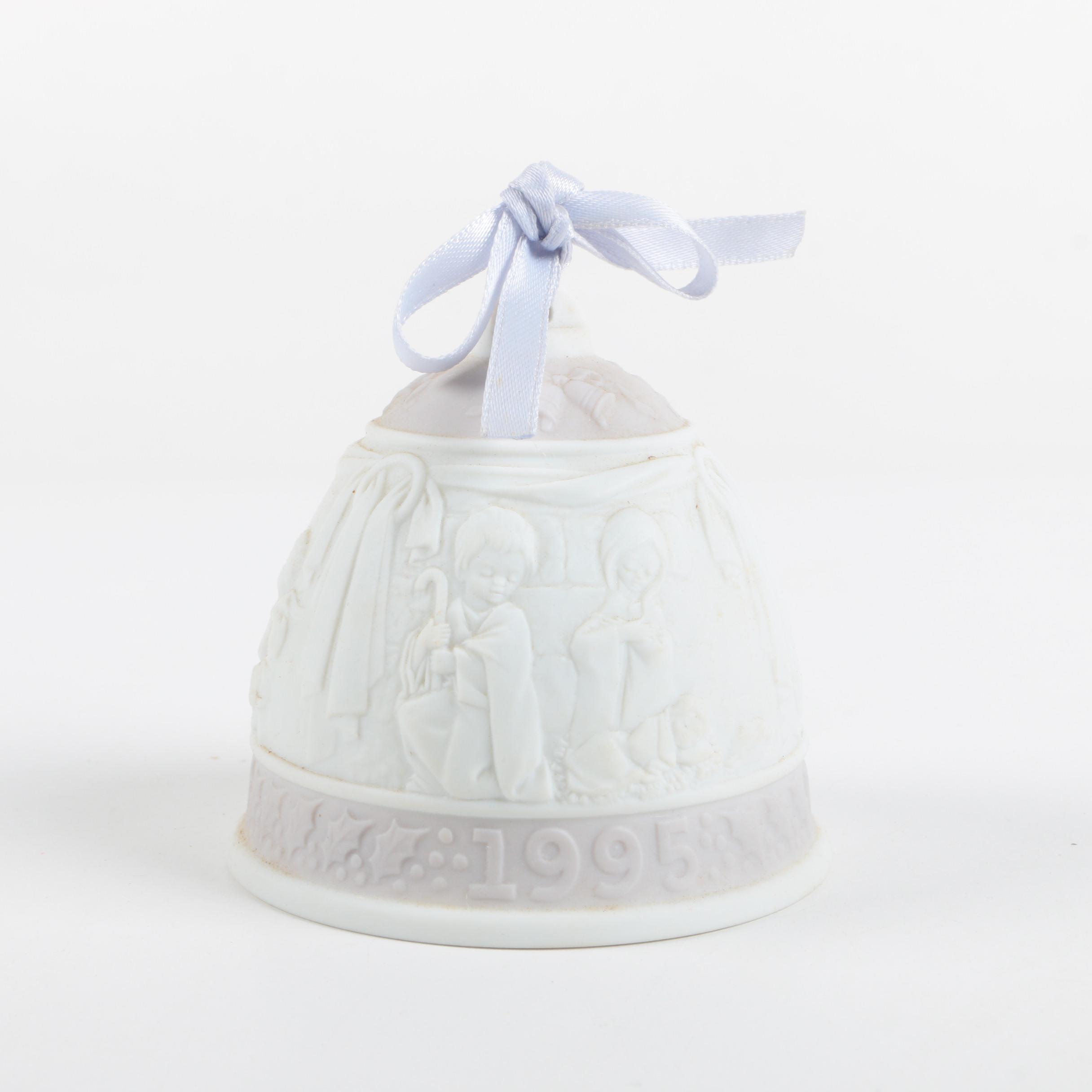 Lladro Porcelain Nativity Bell