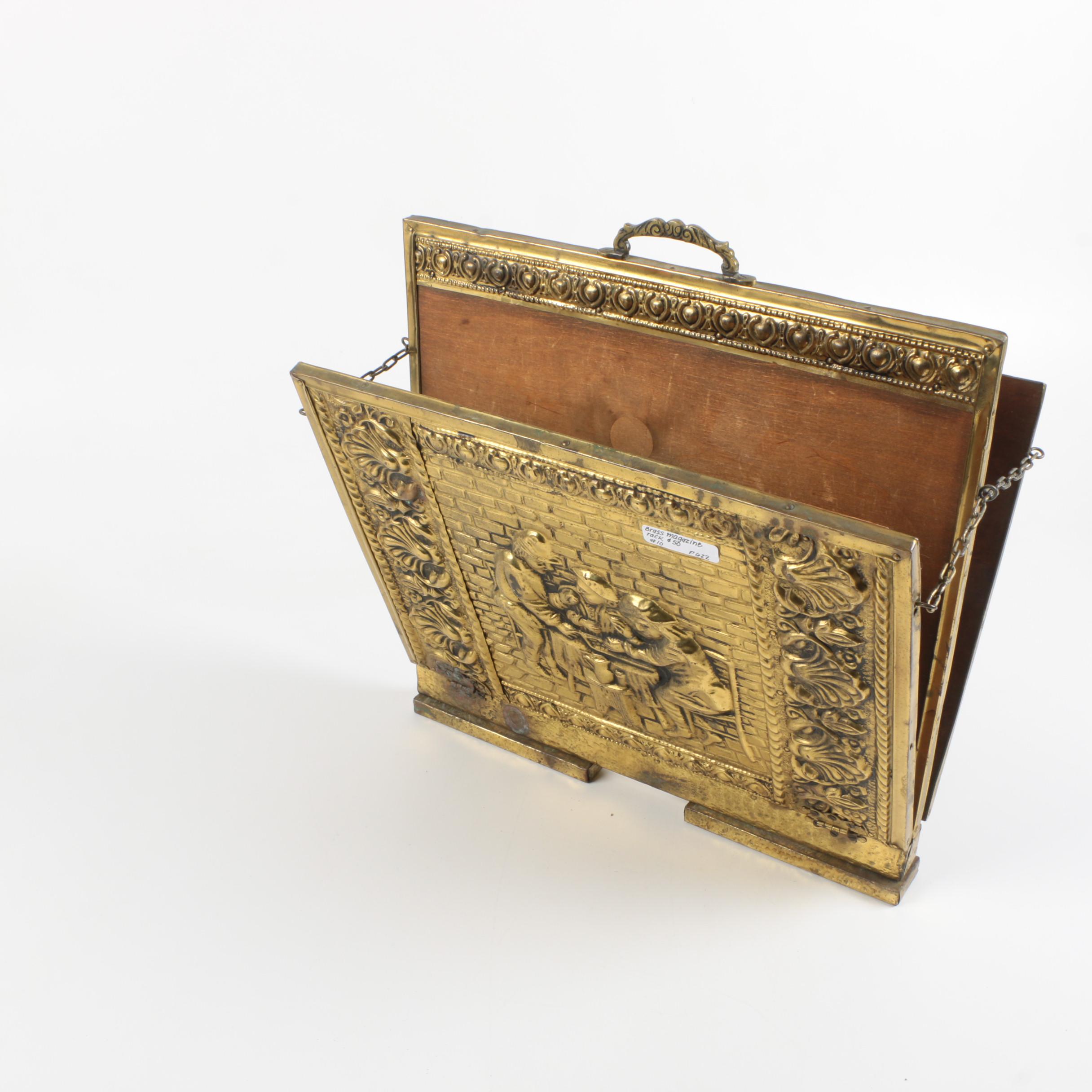 Brass Magazine Rack