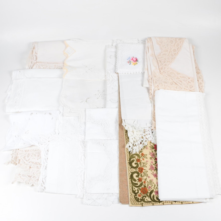 Cotton and LInen Table runners