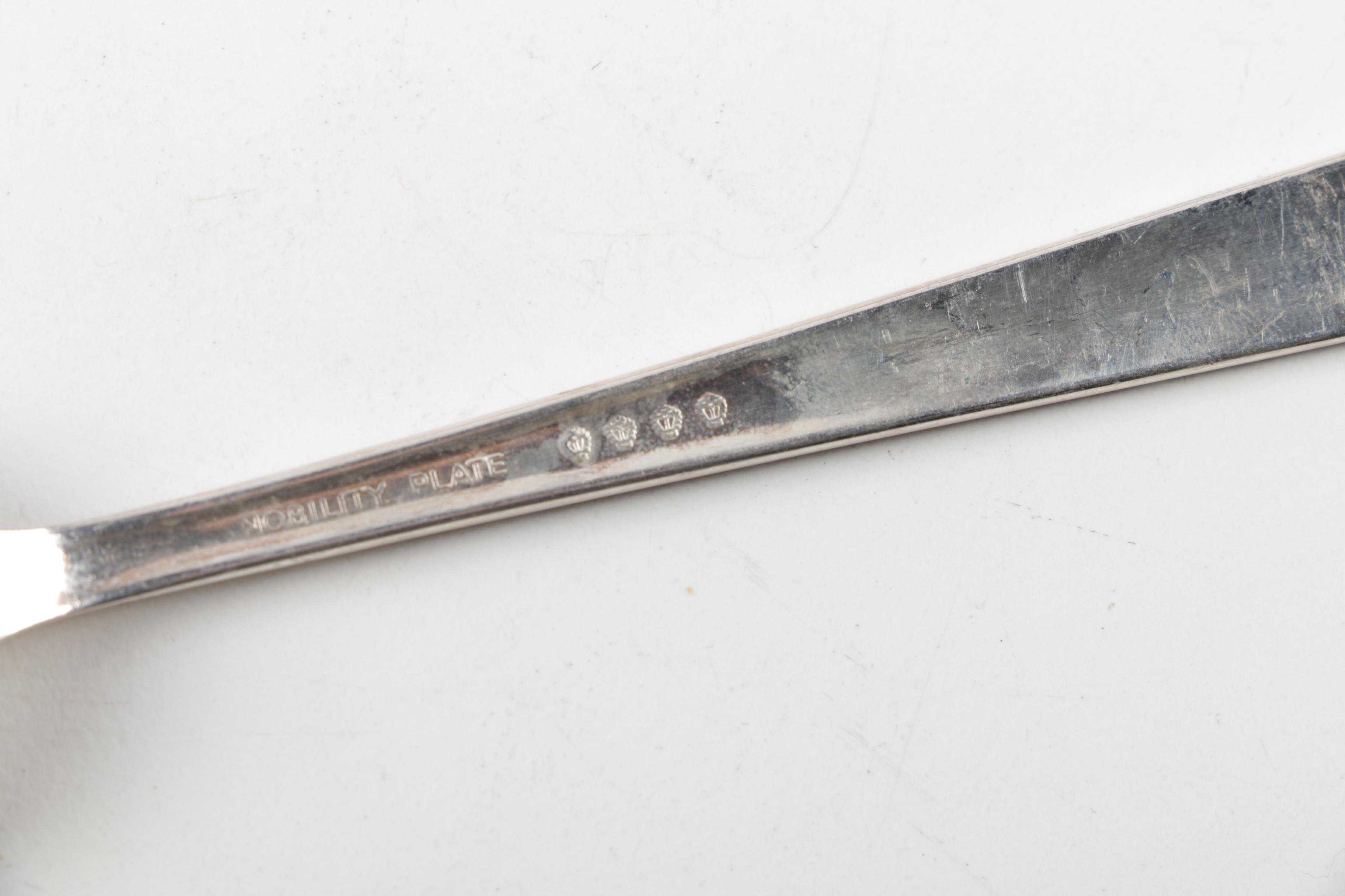 Nobility Plate "Caprice" Silver Plate Forks and Assorted Silver Plate Flatware