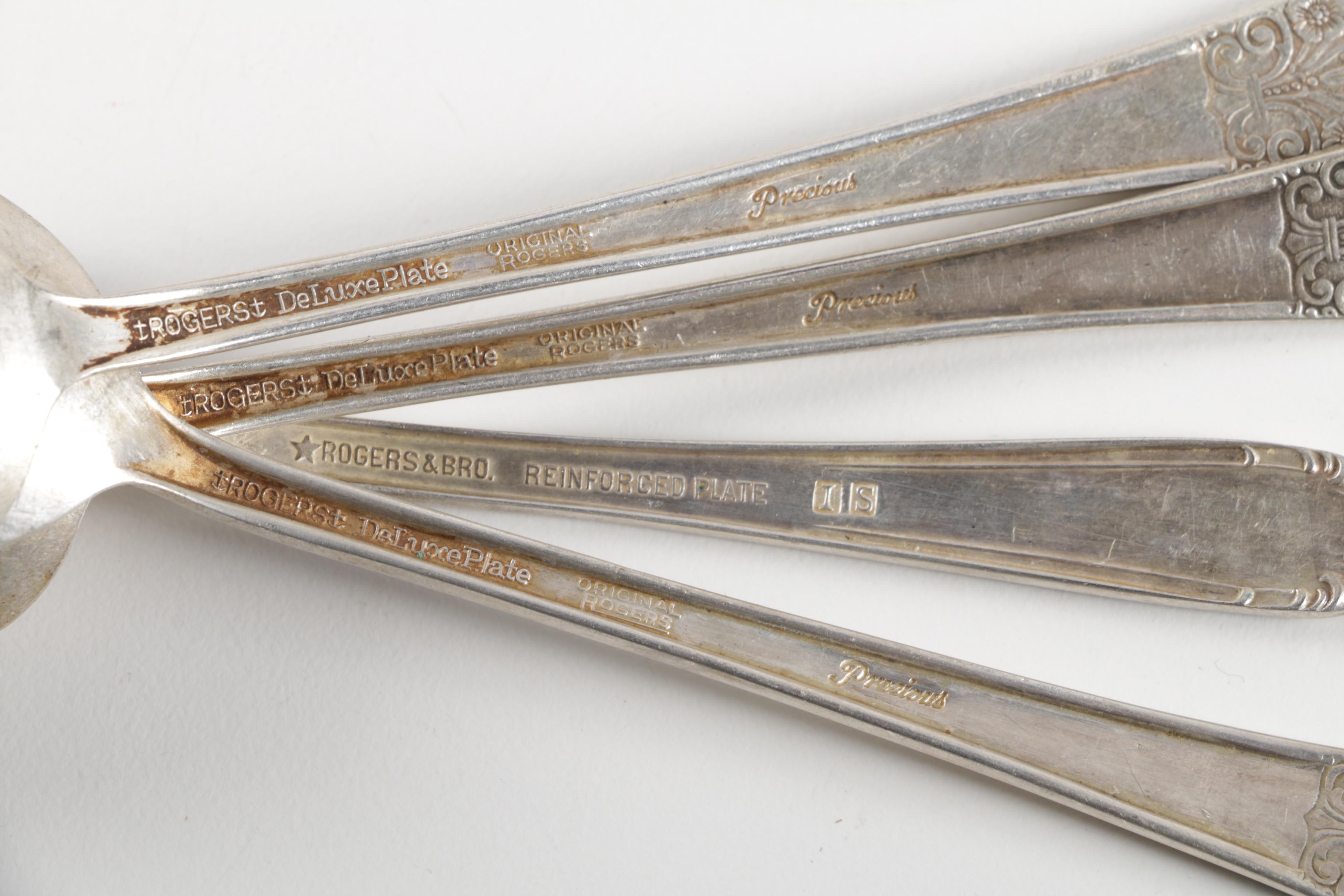 Nobility Plate "Caprice" Silver Plate Forks and Assorted Silver Plate Flatware