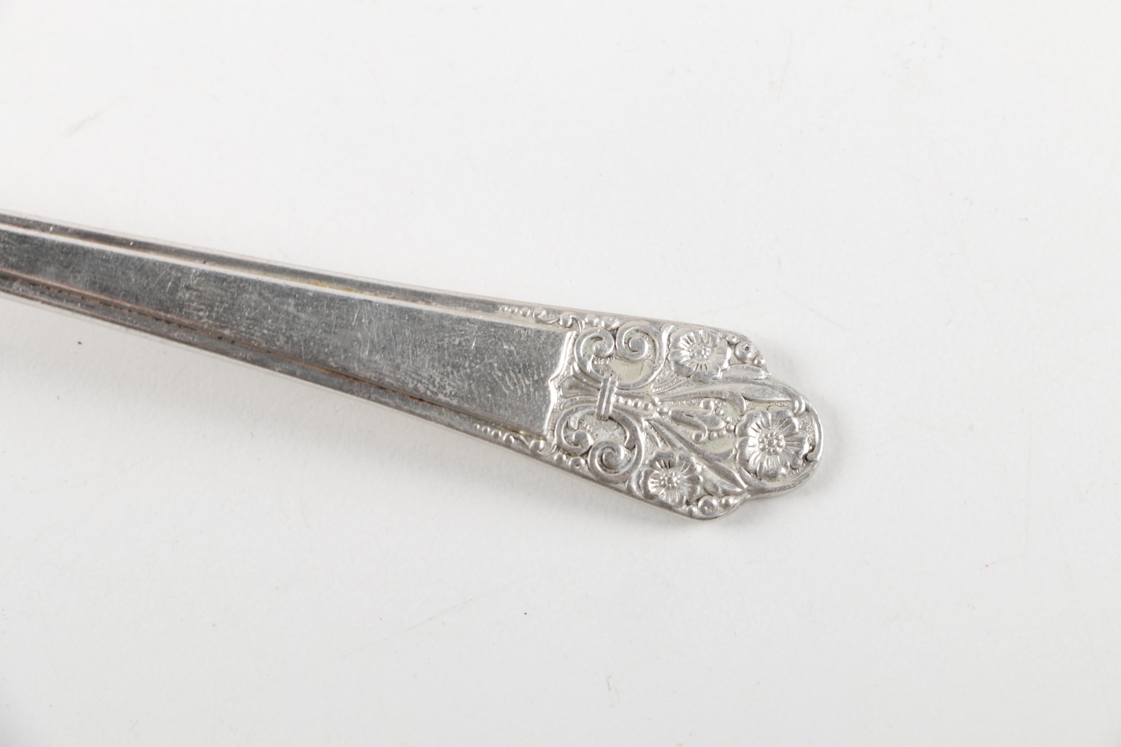 Nobility Plate "Caprice" Silver Plate Forks and Assorted Silver Plate Flatware