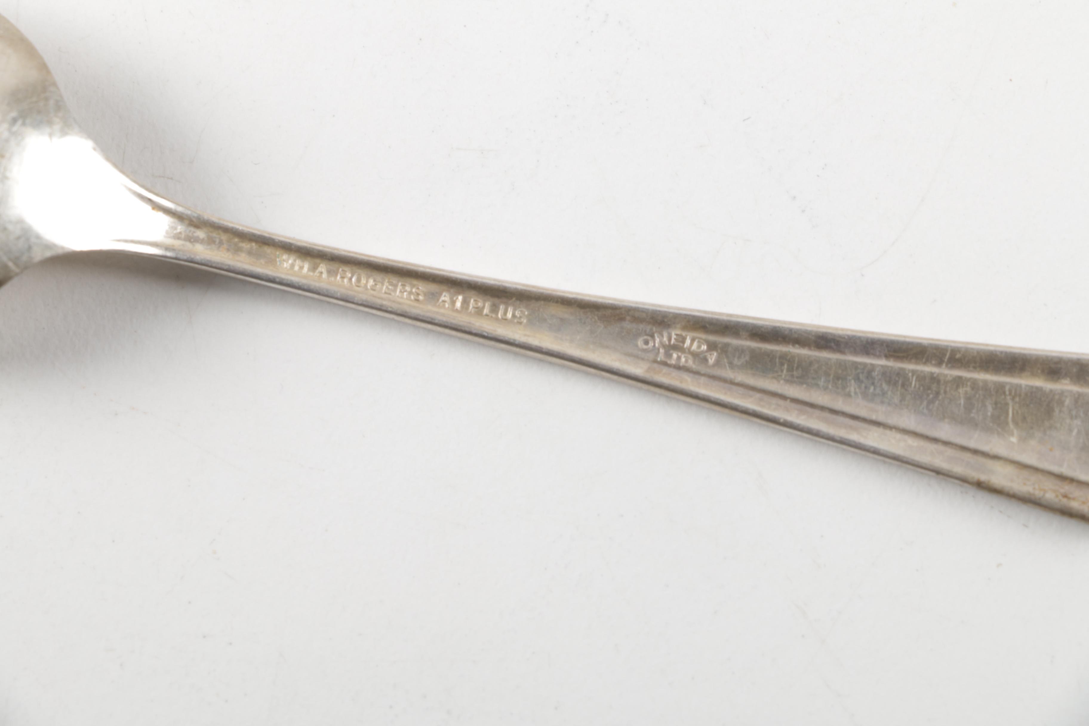 Nobility Plate "Caprice" Silver Plate Forks and Assorted Silver Plate Flatware