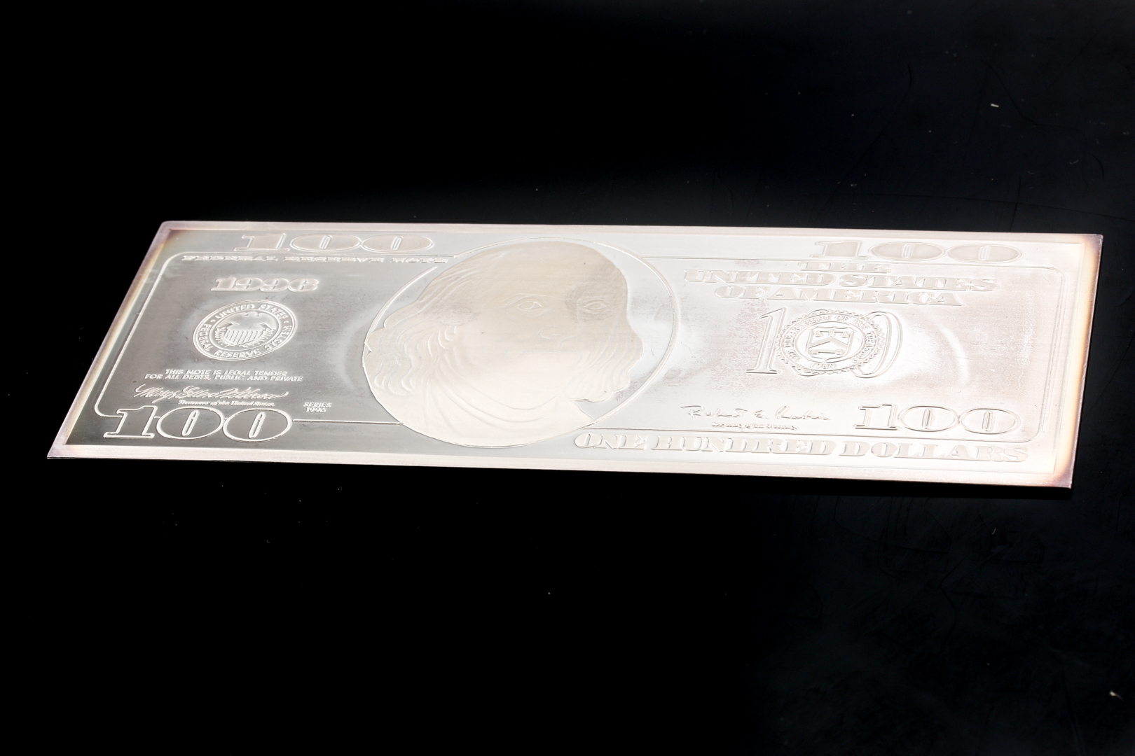 1996 $100 Franklin Quarter Pound Silver Proof