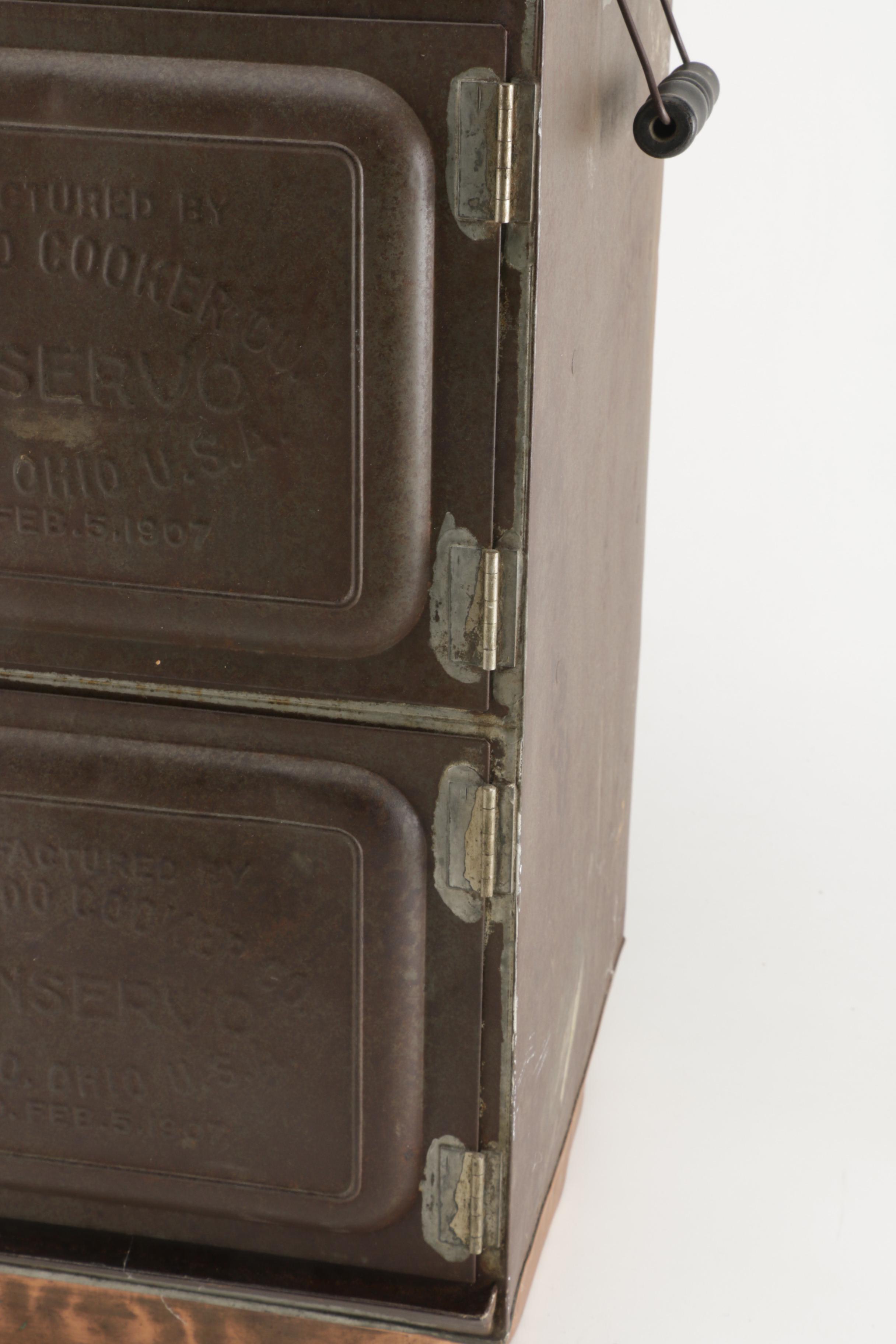 Toledo Cooker Co. "Conservo" Steamer Smoker Cooker