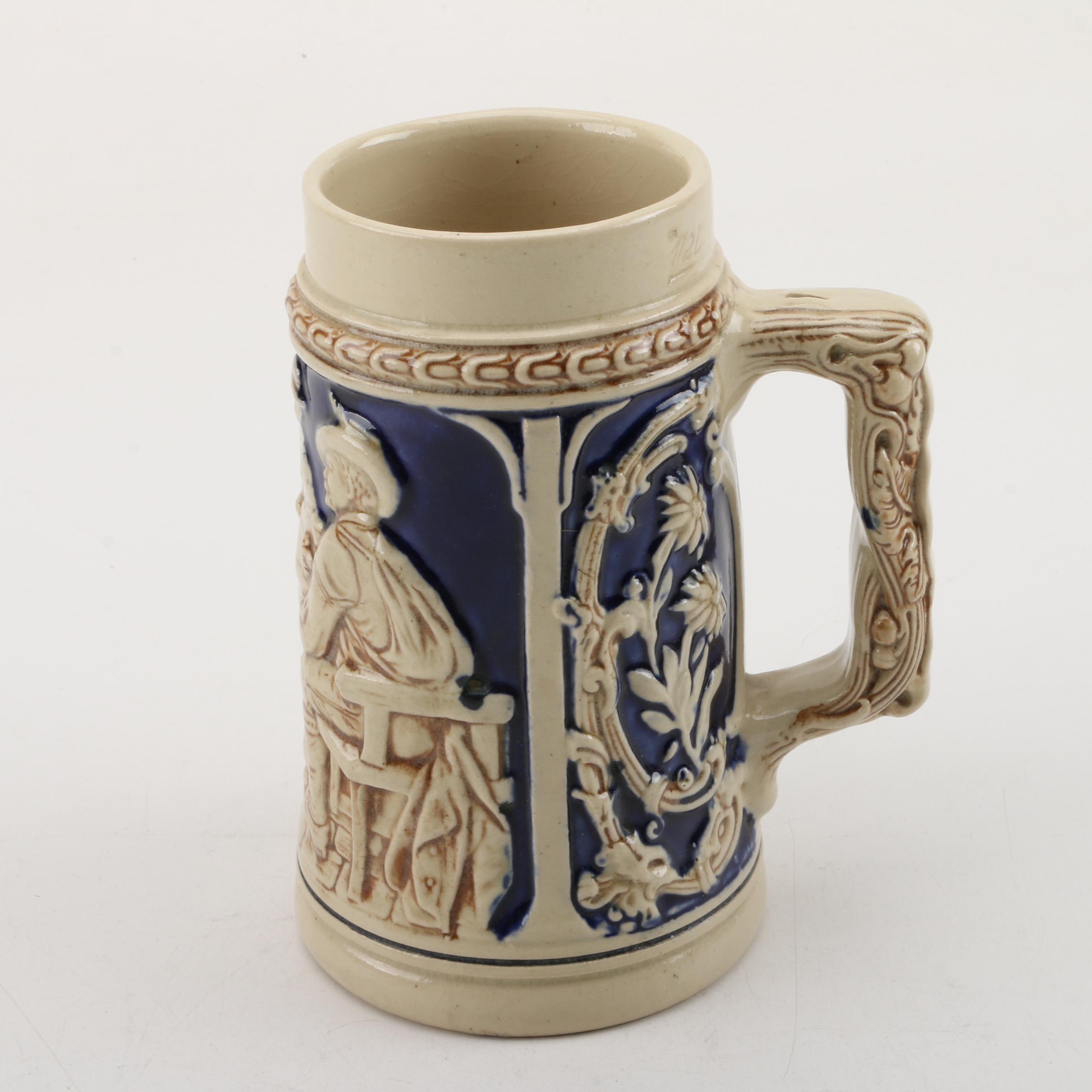 Collection of Steins and Stein-Shaped Music Boxes