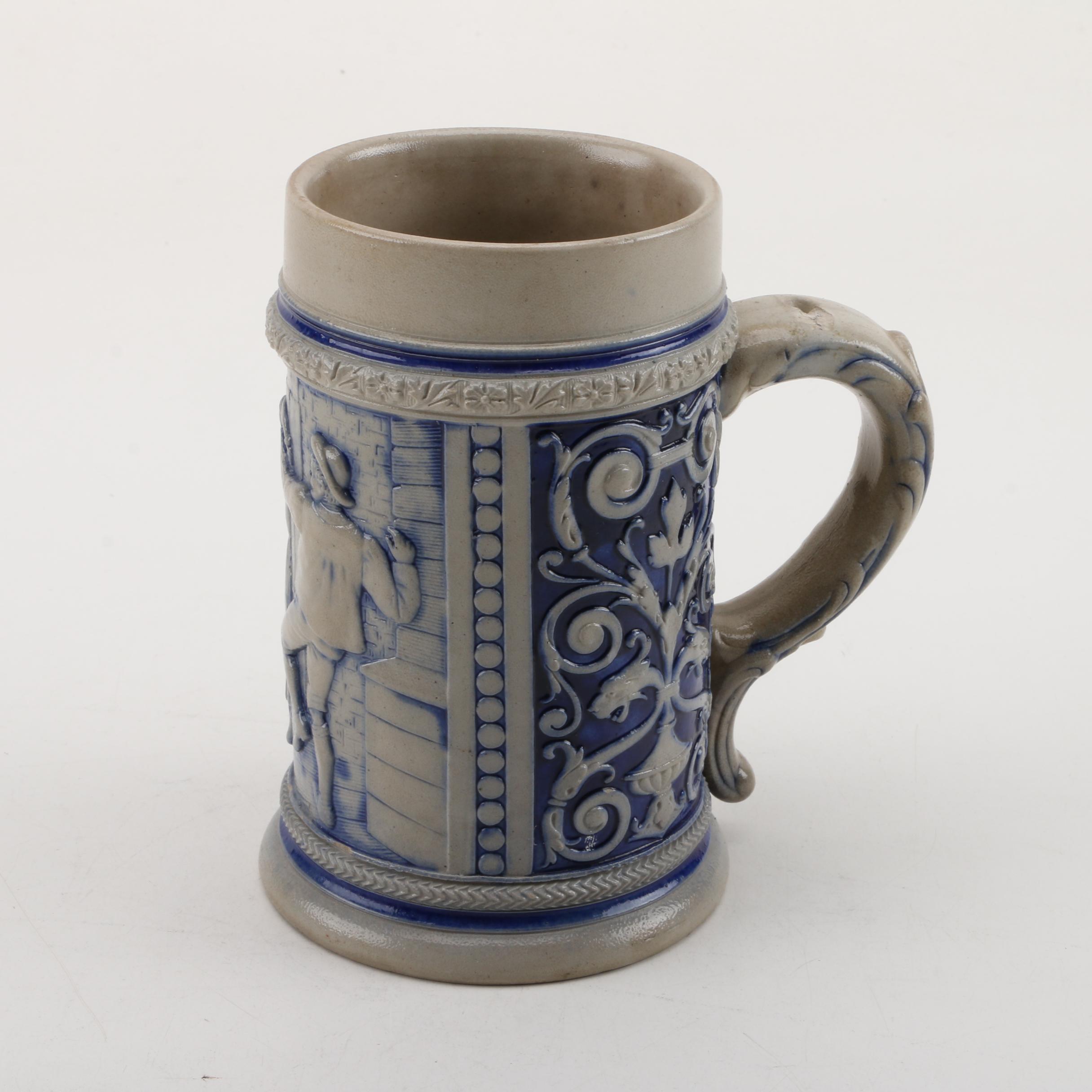 Collection of Steins and Stein-Shaped Music Boxes