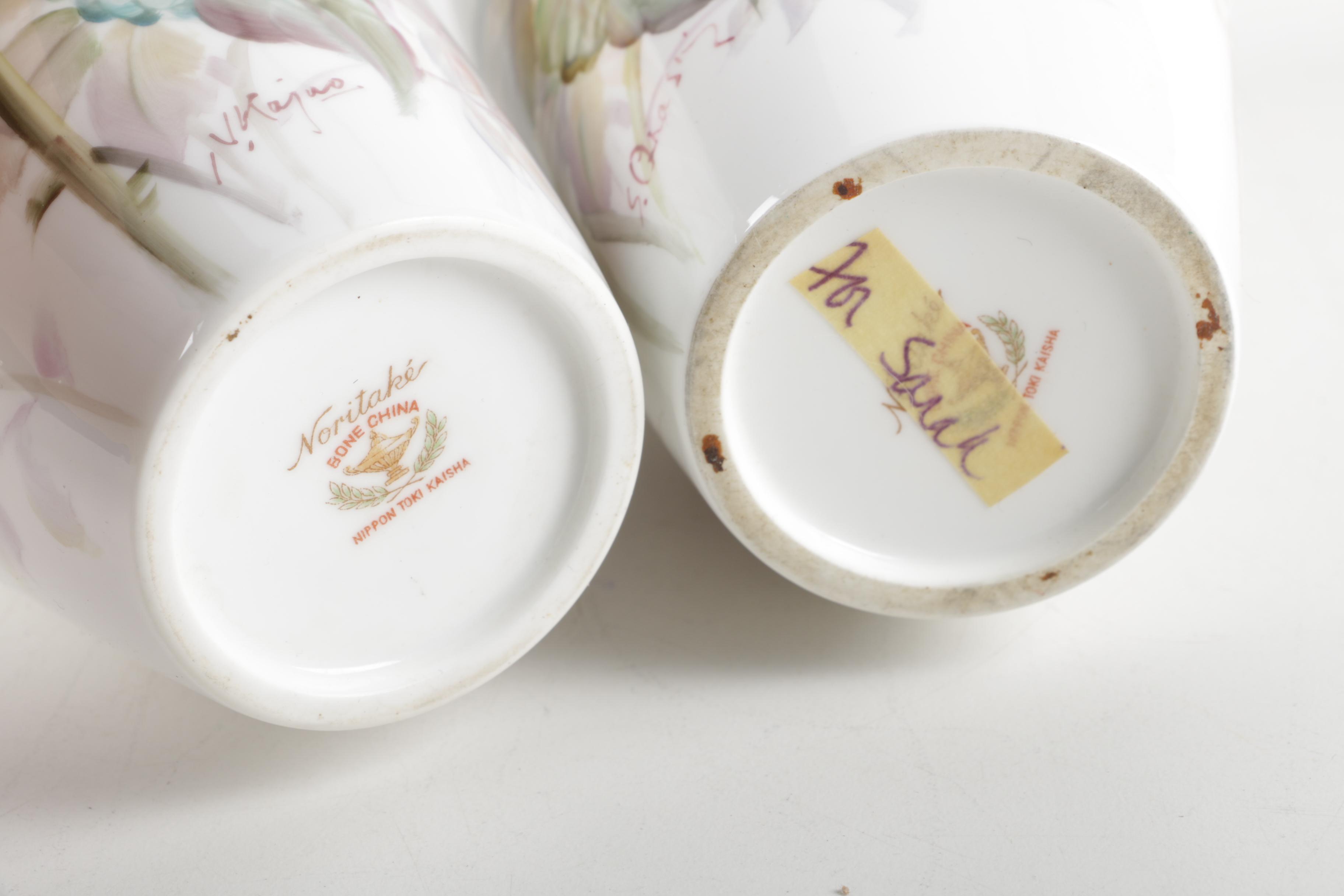 Noritake Nippon Toki Kaisha Vases