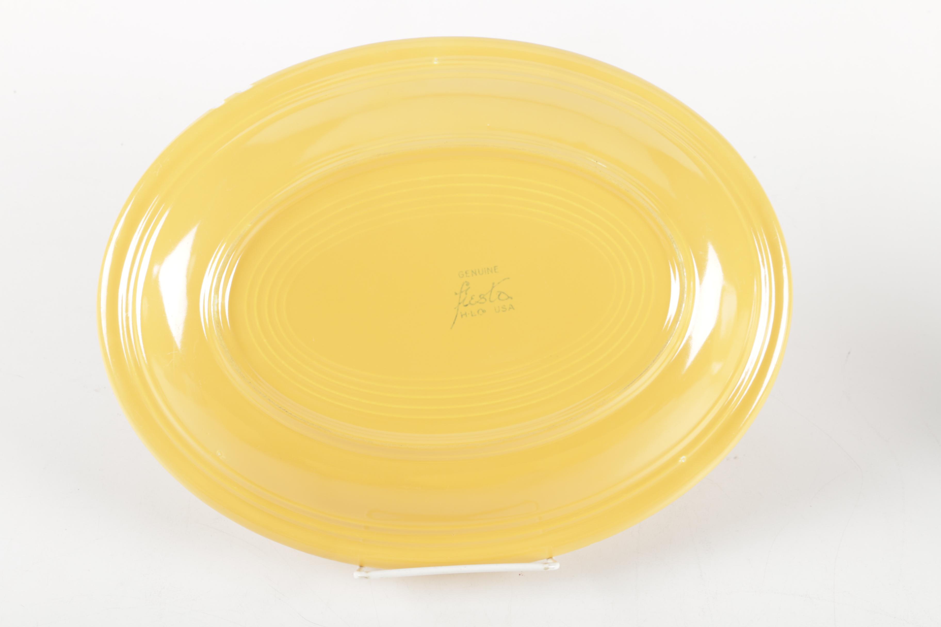 Homer Laughlin "Fiesta" Pottery Mixing Bowls and Platters