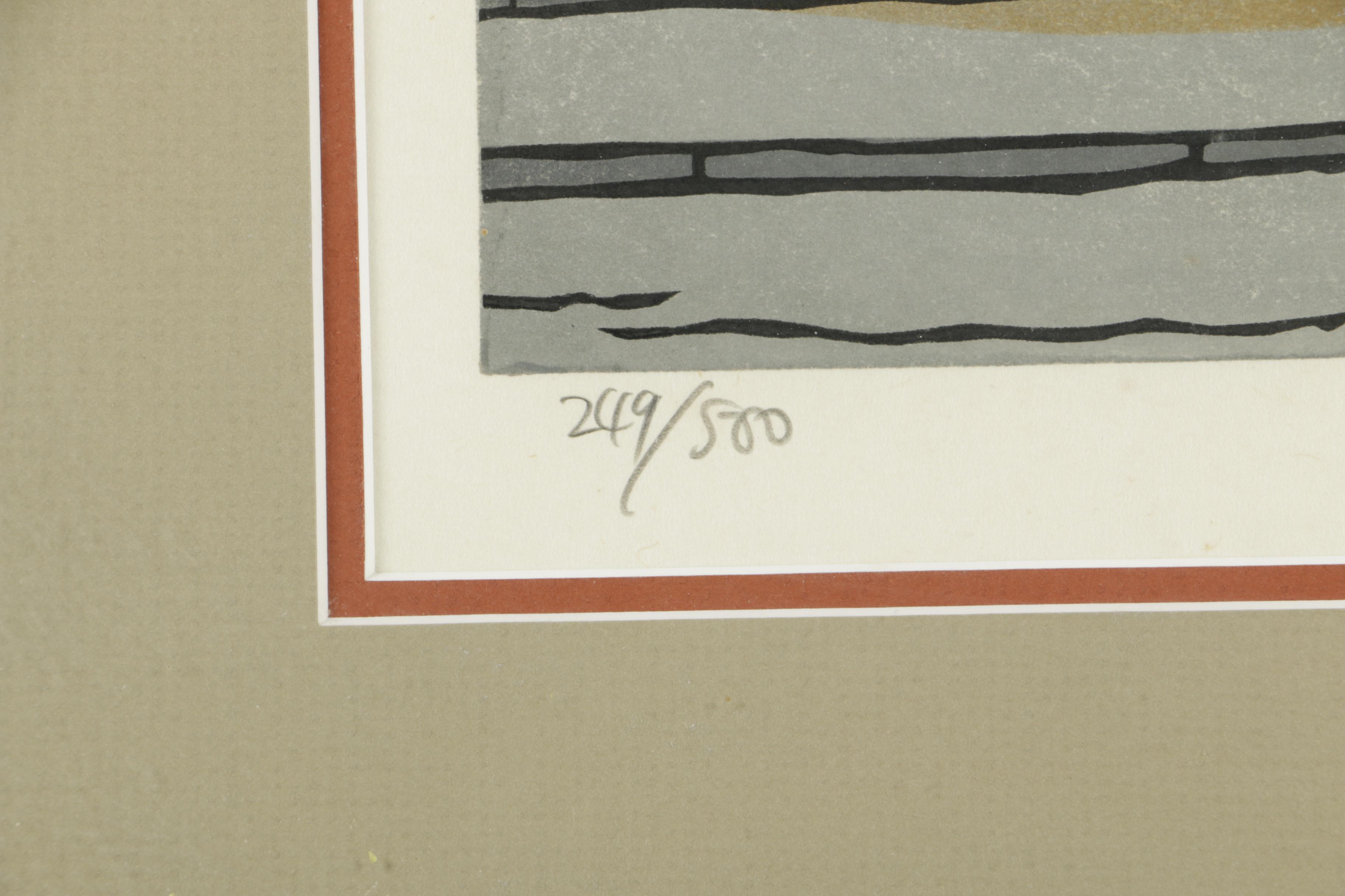 Katsuyuki Nishijima Limited Edition Woodblock Prints on Paper