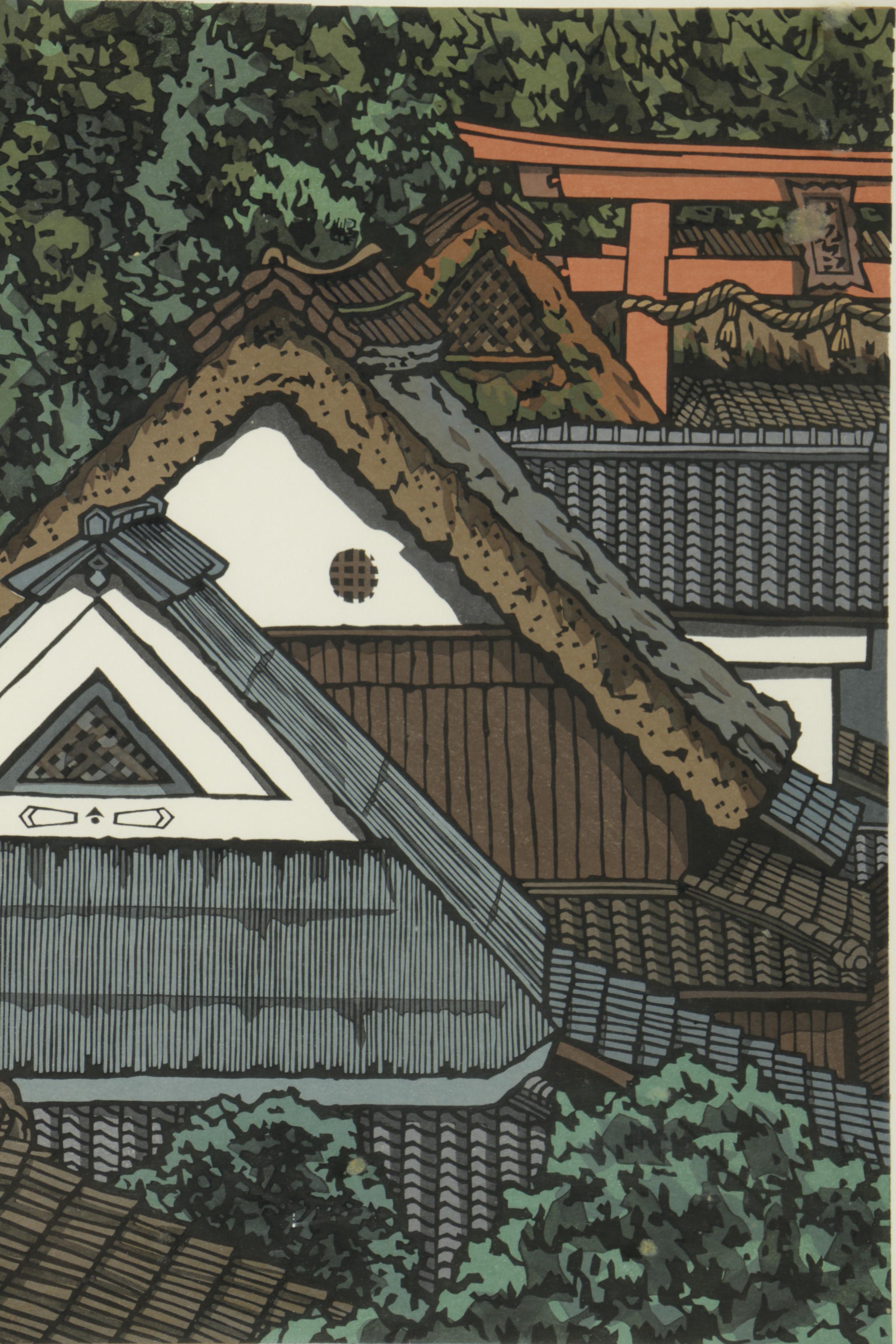 Katsuyuki Nishijima Limited Edition Woodblock Prints on Paper