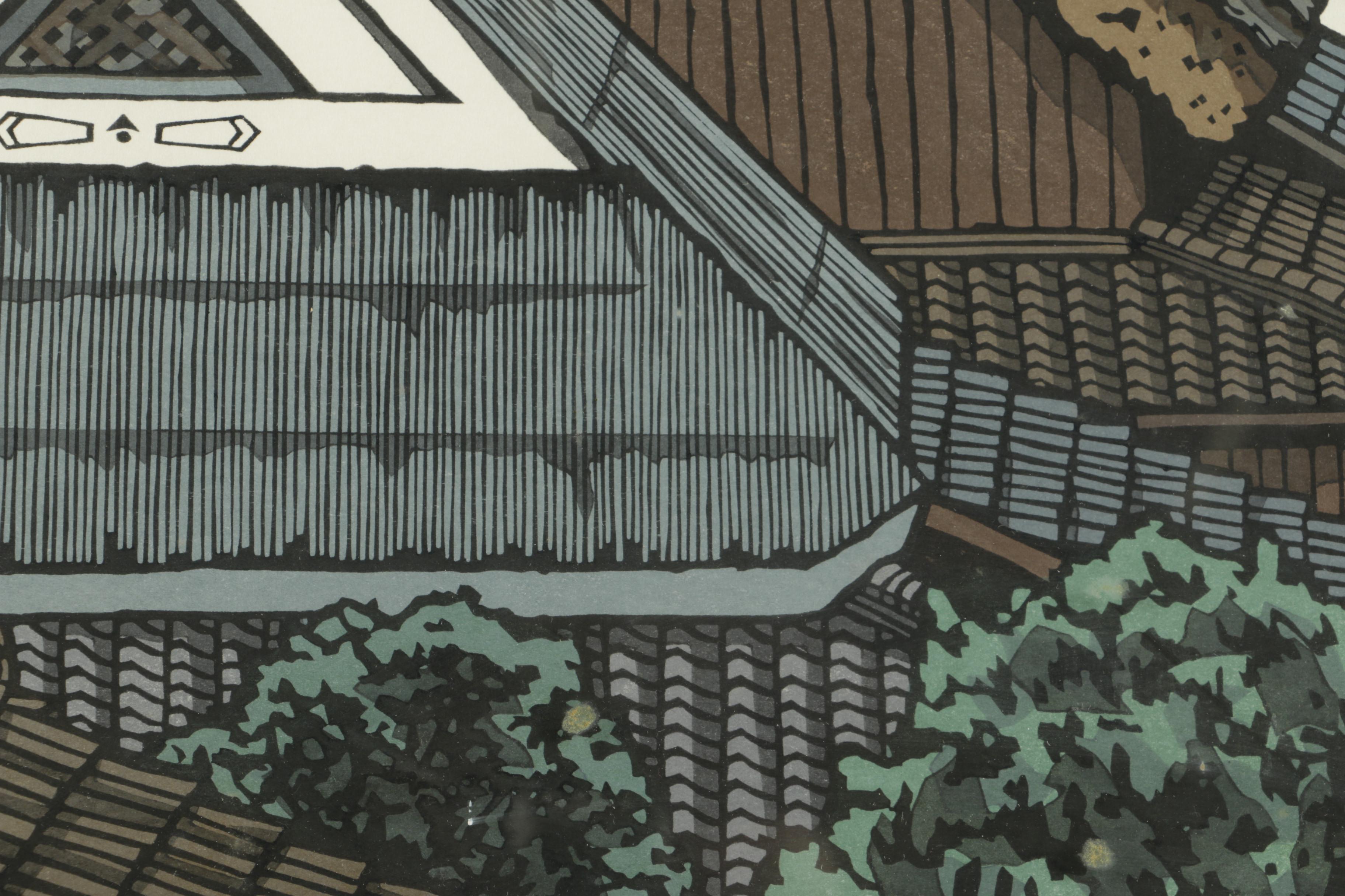 Katsuyuki Nishijima Limited Edition Woodblock Prints on Paper