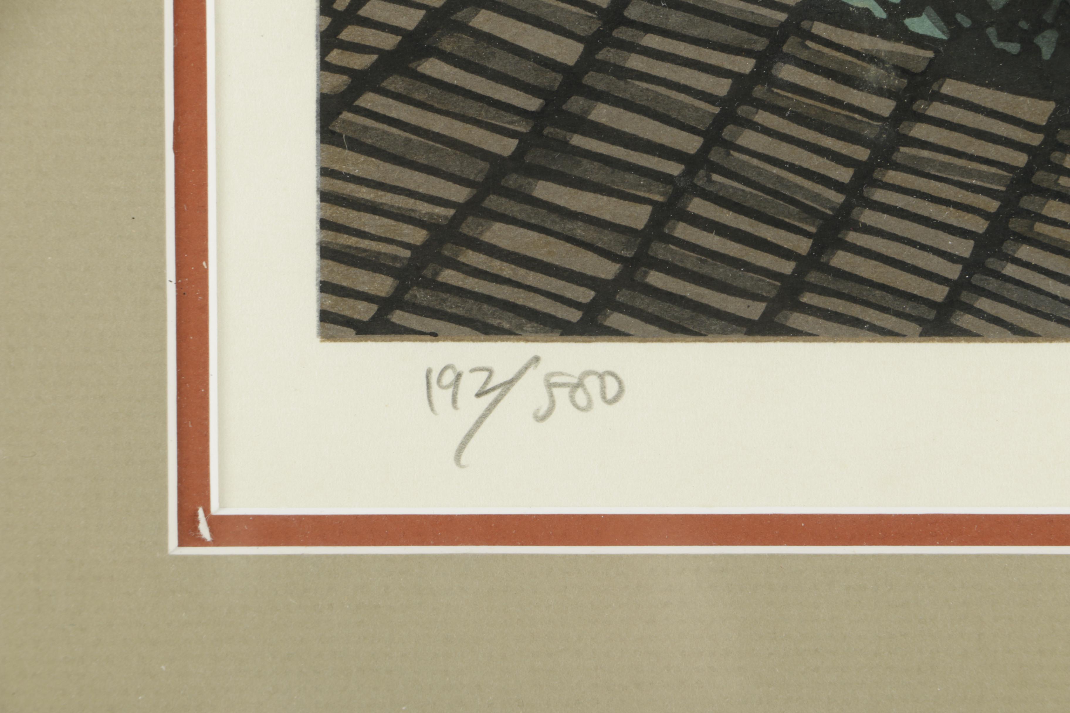 Katsuyuki Nishijima Limited Edition Woodblock Prints on Paper