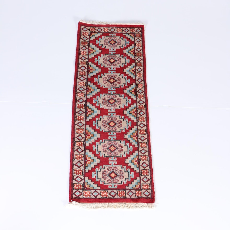 Hand-Knotted Iraqi Kurdish Carpet Runner