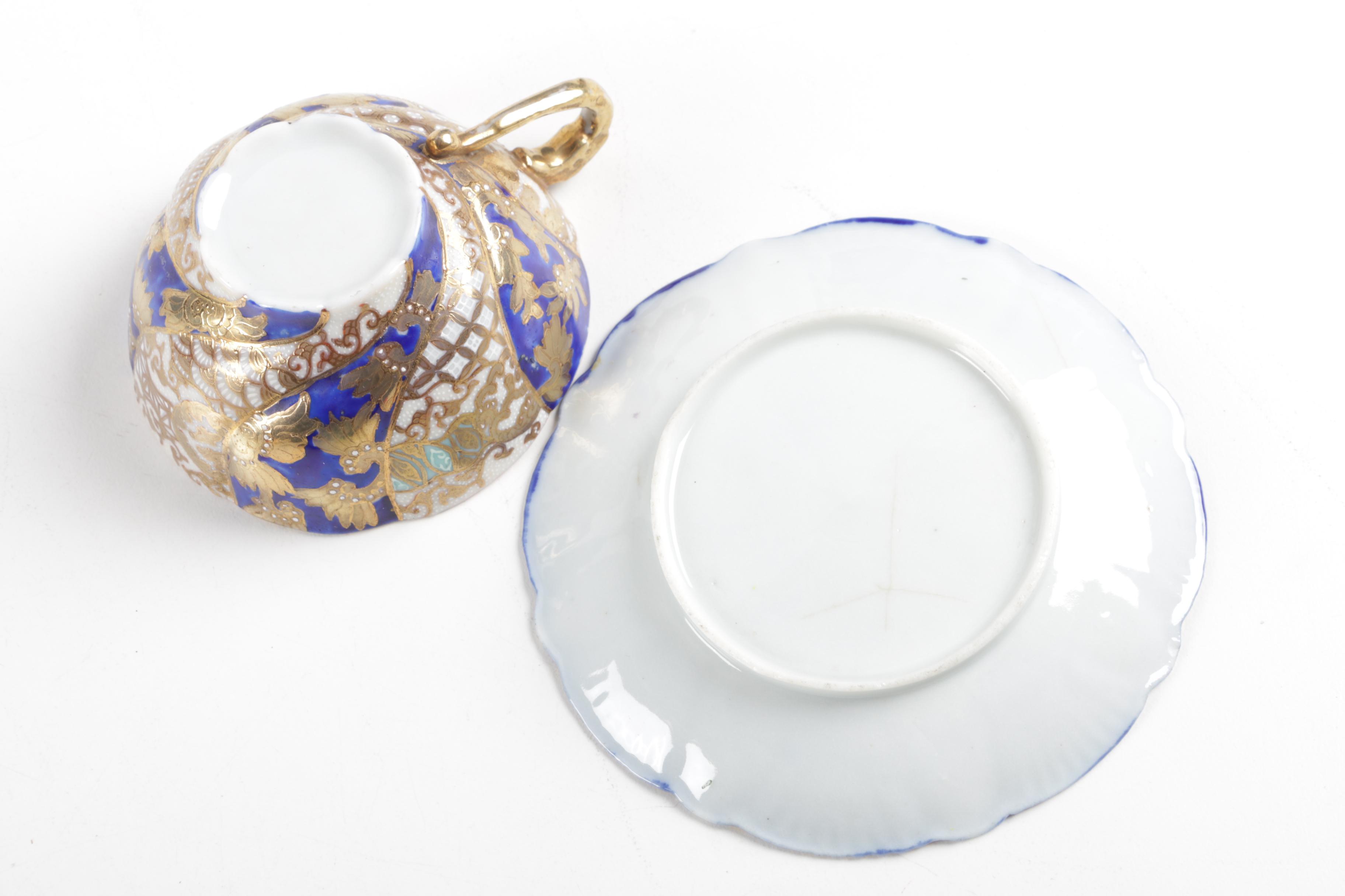 Vintage Porcelain Demitasse Cups and Saucers Including Lenox