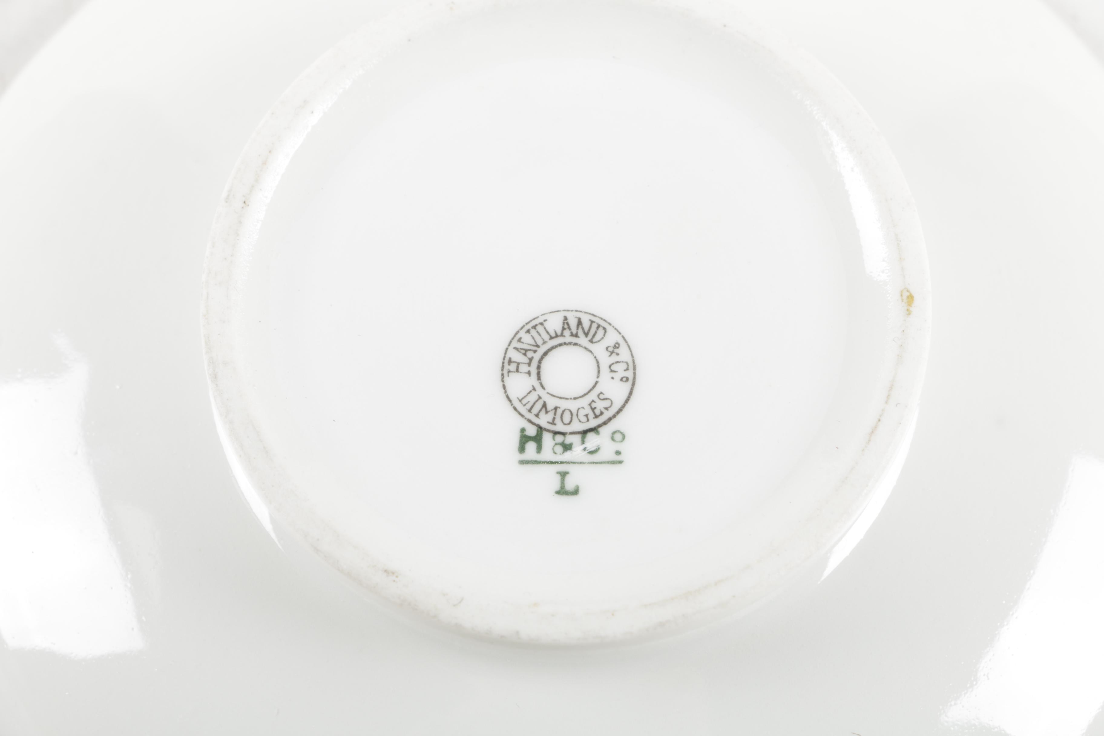 Vintage Porcelain Demitasse Cups and Saucers Including Lenox