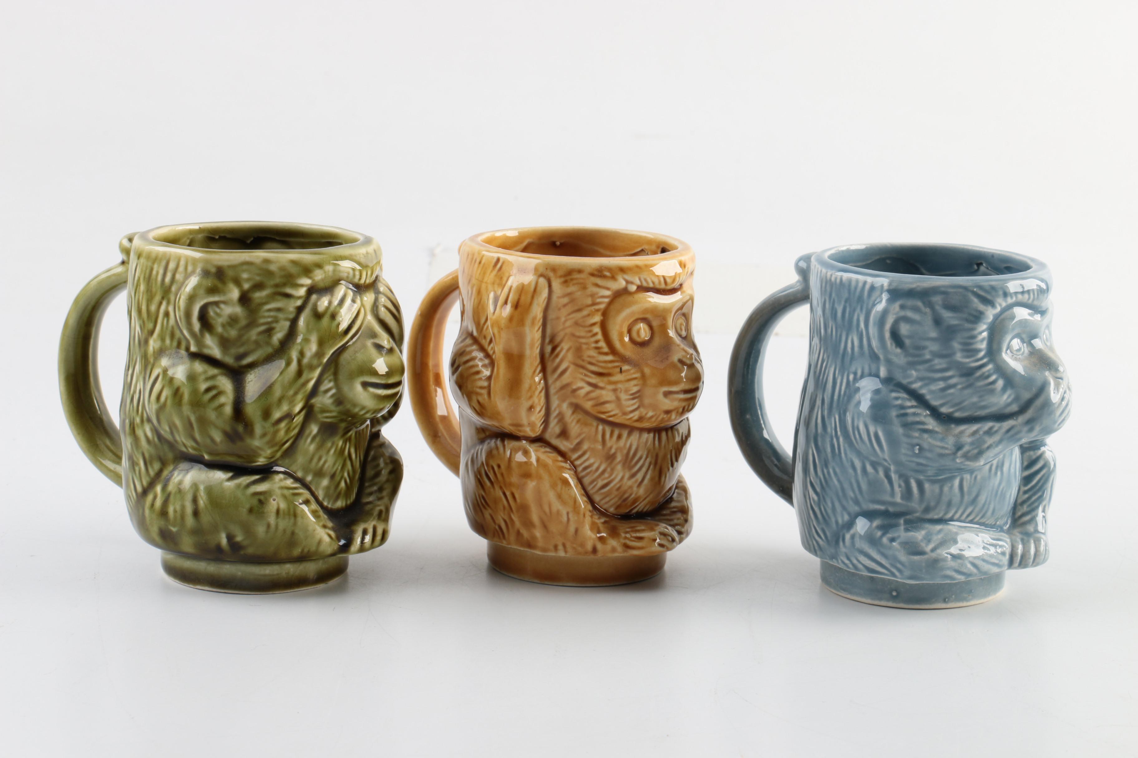 "Hear No, See No, Speak No Evil" Figurines