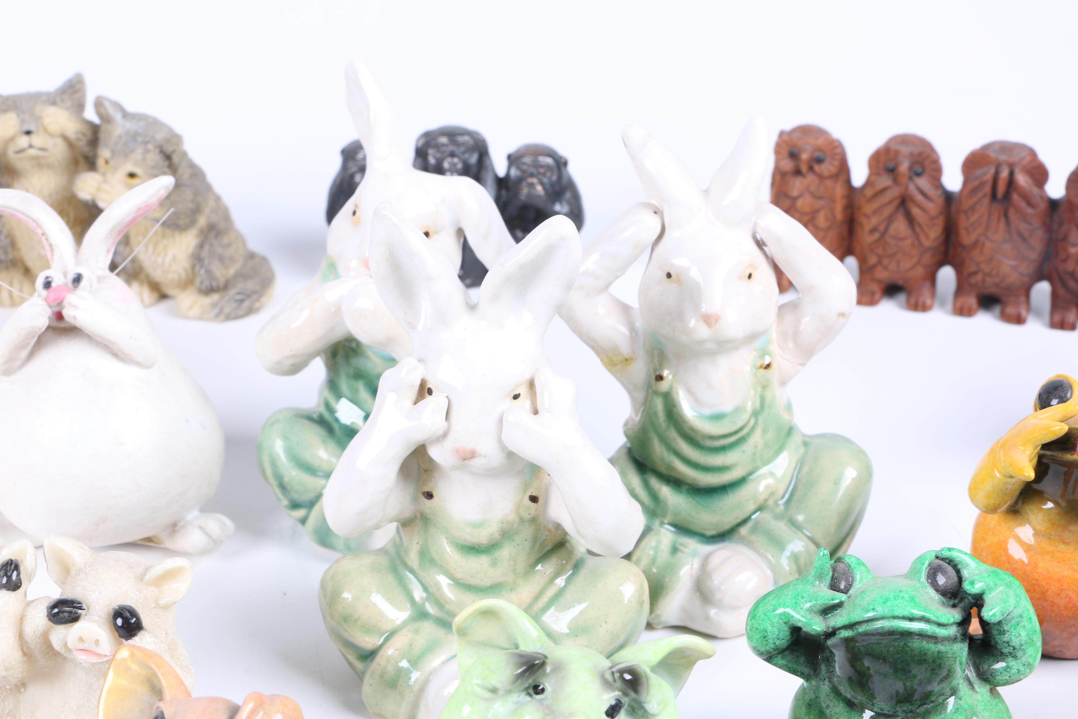 "Hear No, See No, Speak No Evil" Figurines