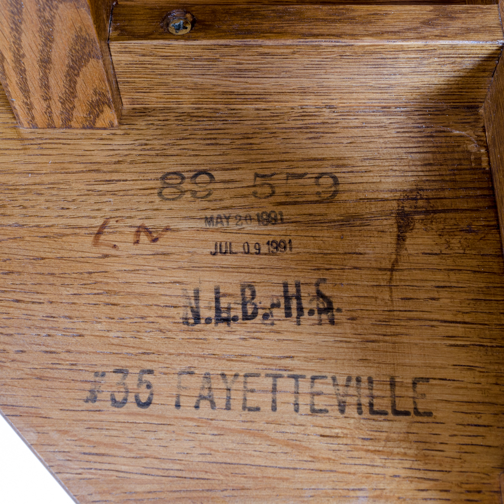 Vintage Arts and Crafts Style Oak Side Table by Stickley