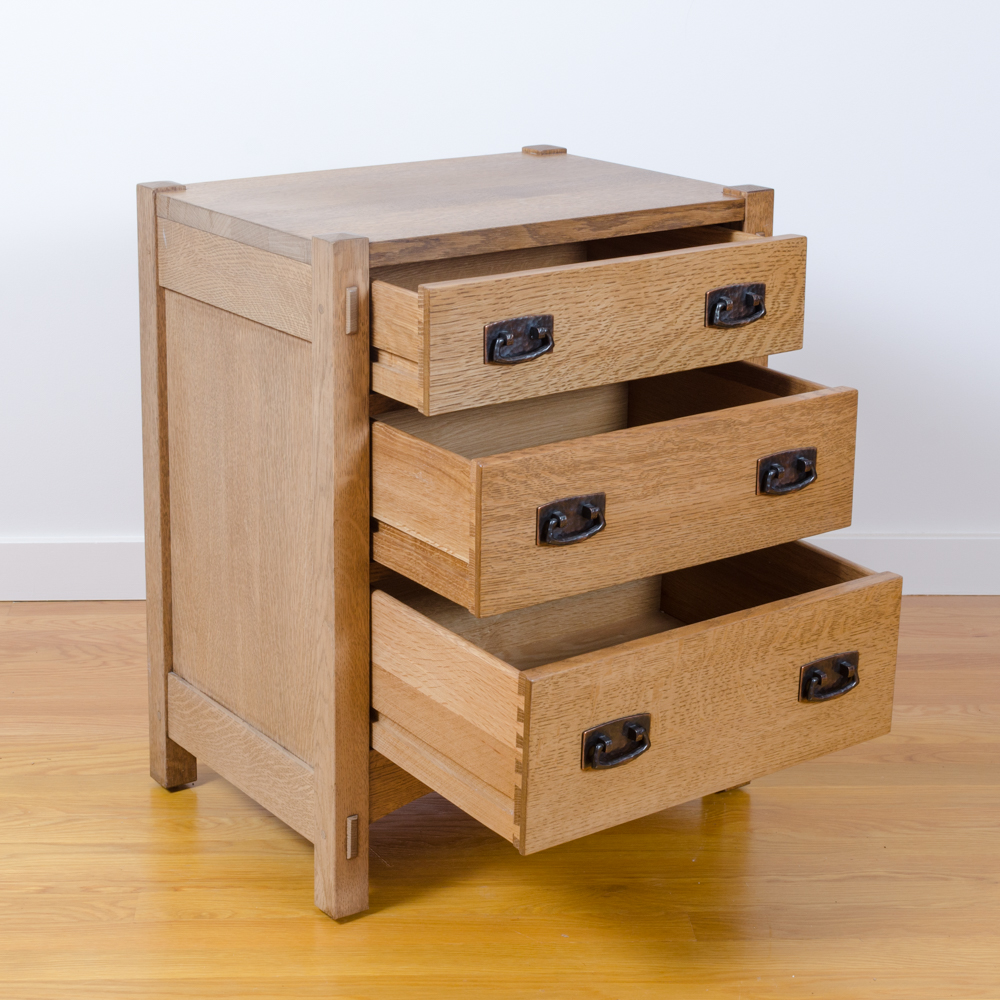 2 Arts and Crafts Style Oak Nightstand by Stickley