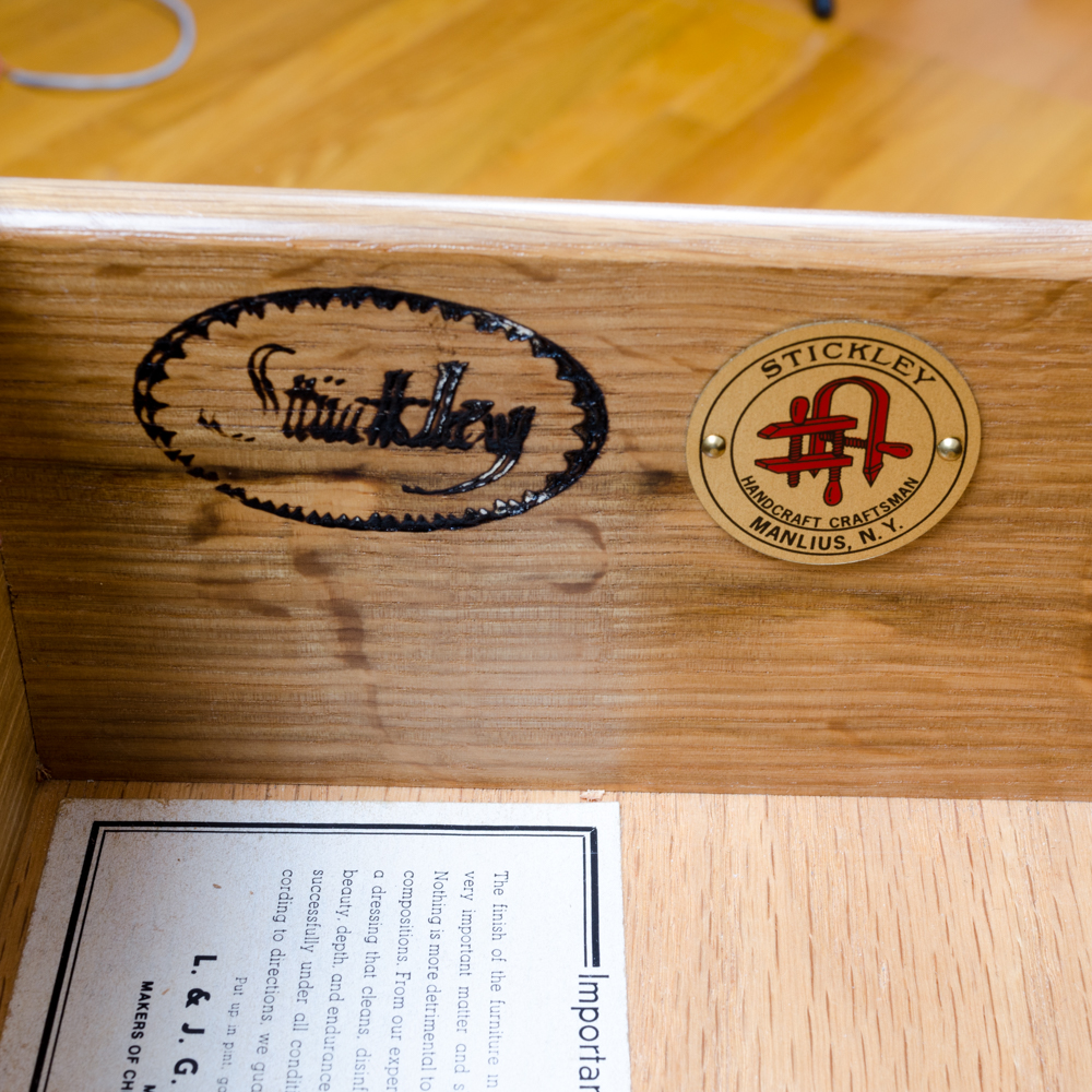 2 Arts and Crafts Style Oak Nightstand by Stickley