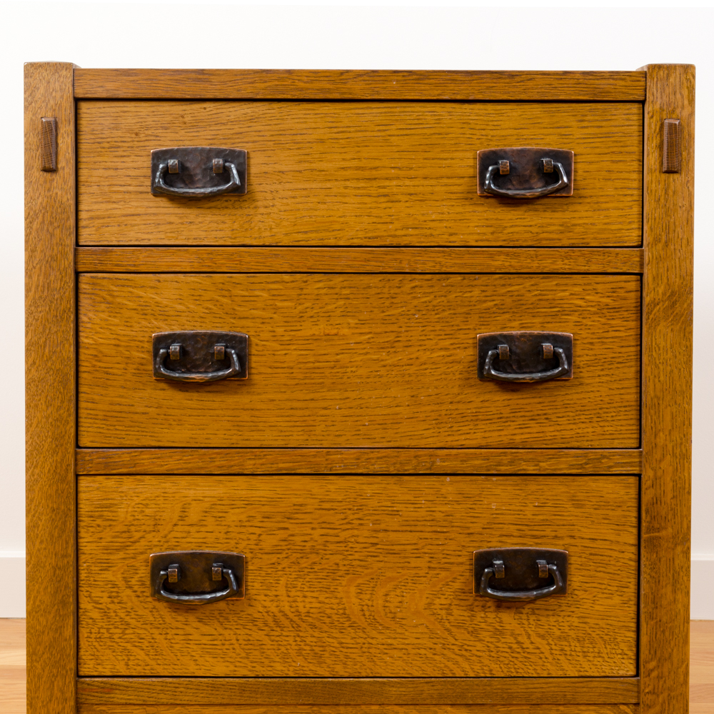 2 Arts and Crafts Style Oak Nightstand by Stickley