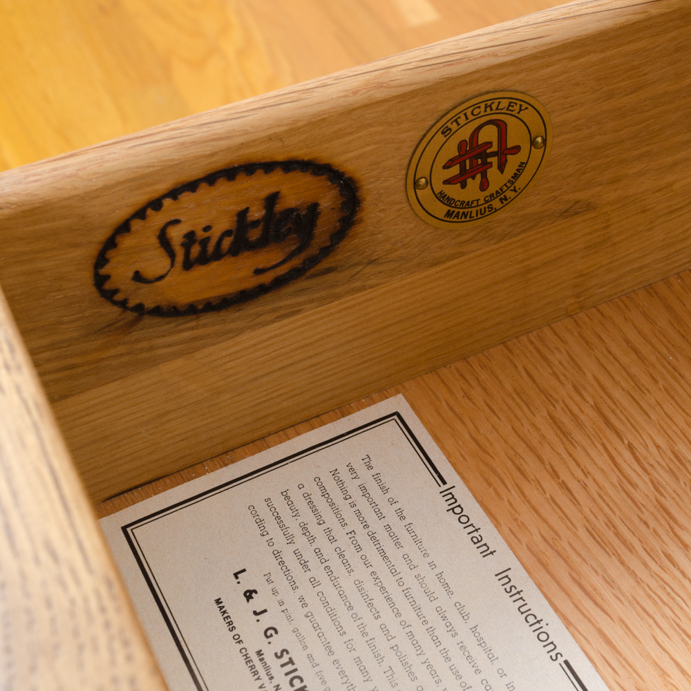 2 Arts and Crafts Style Oak Nightstand by Stickley