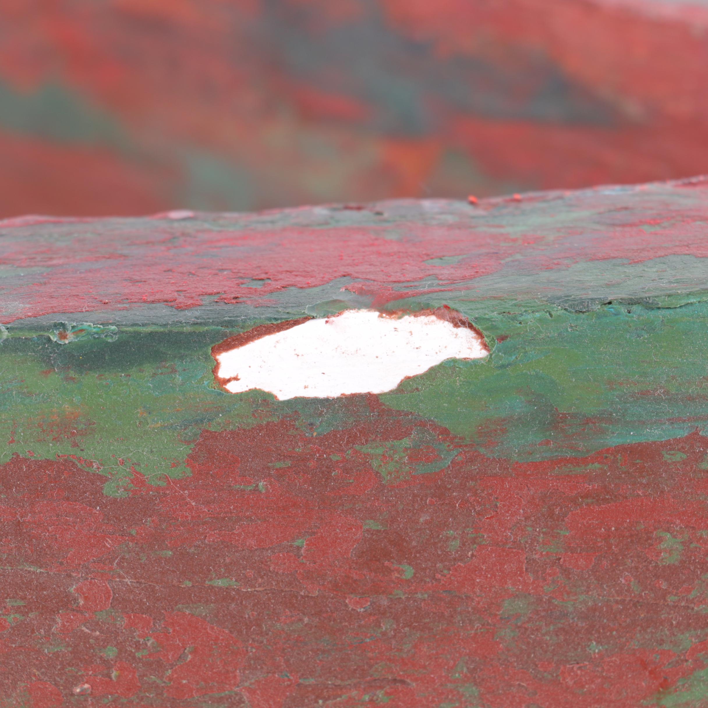 Bill Schiffer Wax on Wood Sculpture "Cube"