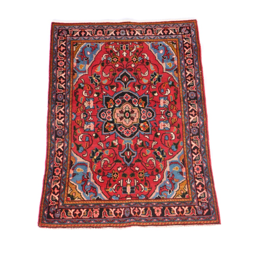 PRIORITY-Hand-Knotted Persian Hamadan Area Rug