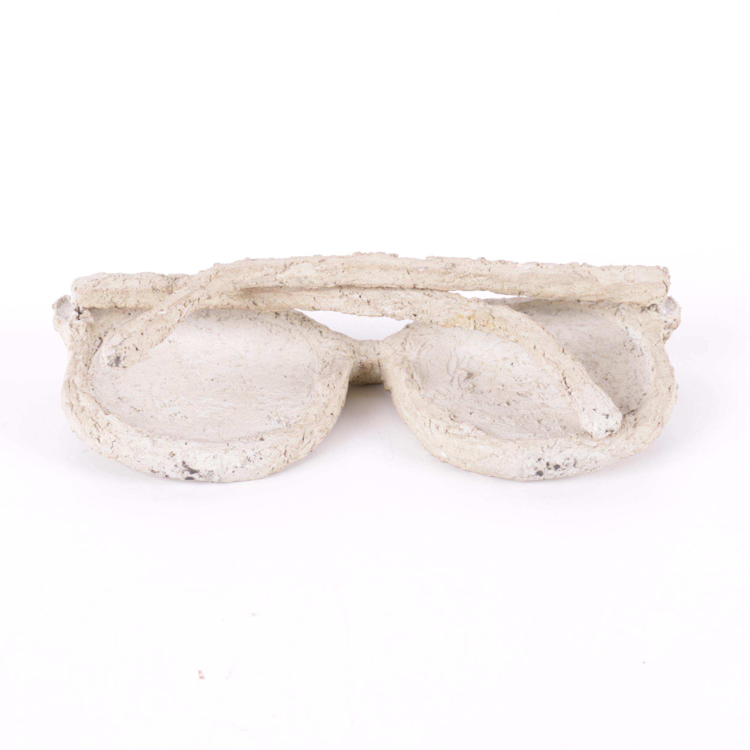 Bill Schiffer Cement Sunglasses Sculpture