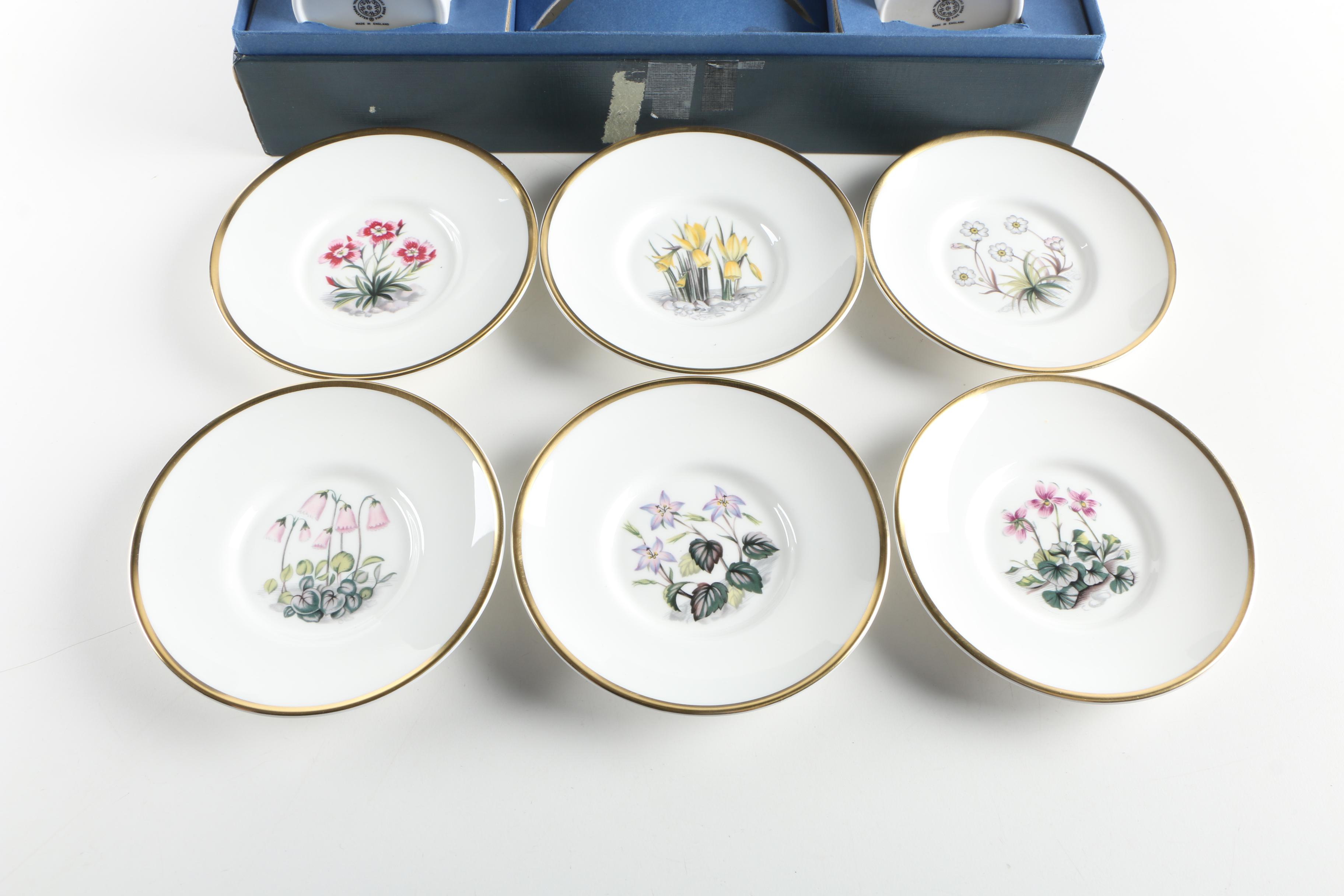 Royal Worcester "Alpine Flowers" Fine Bone China