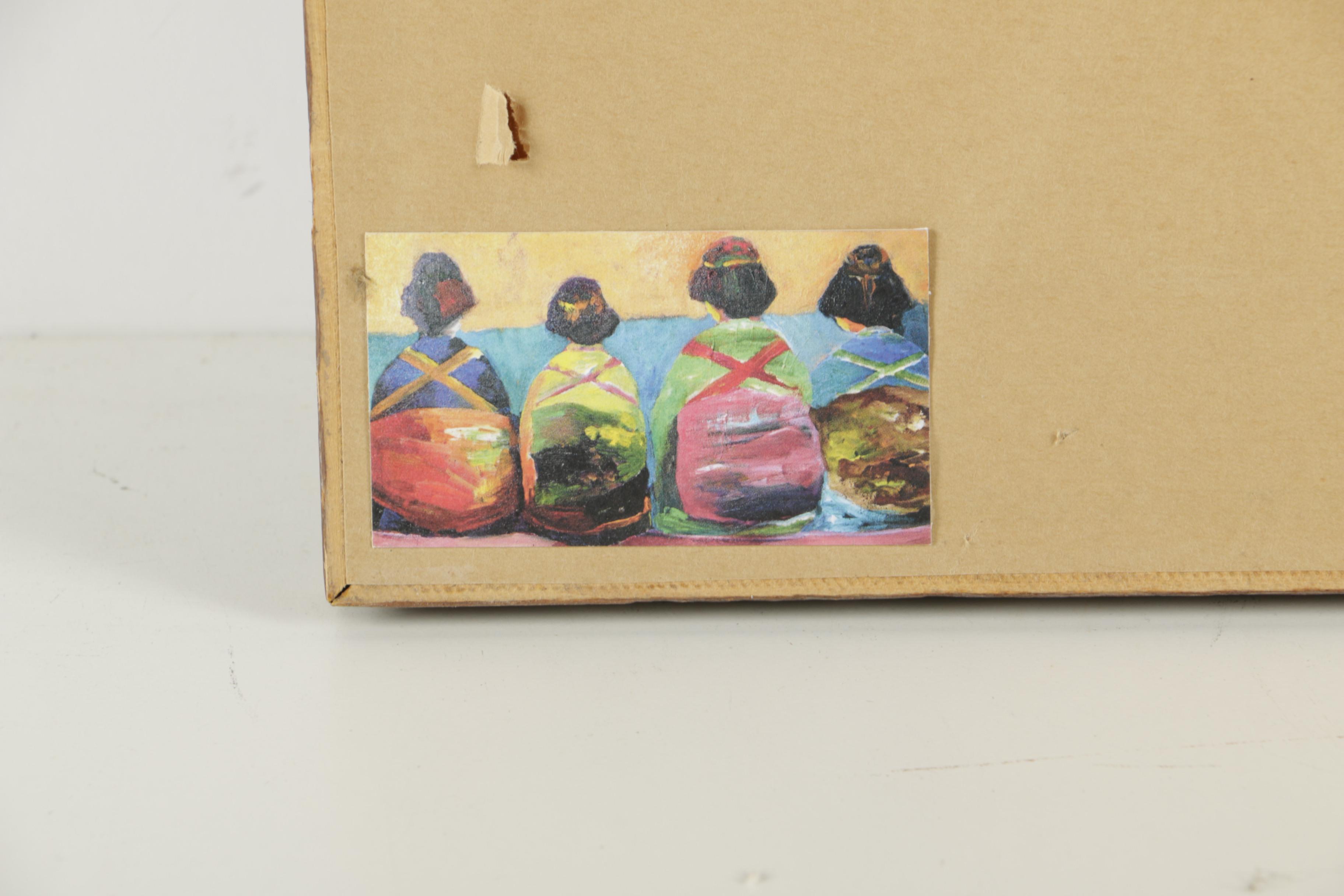 Tsun Ming Chmielinski Chalk Pastel Drawing on Paper "Lotus"