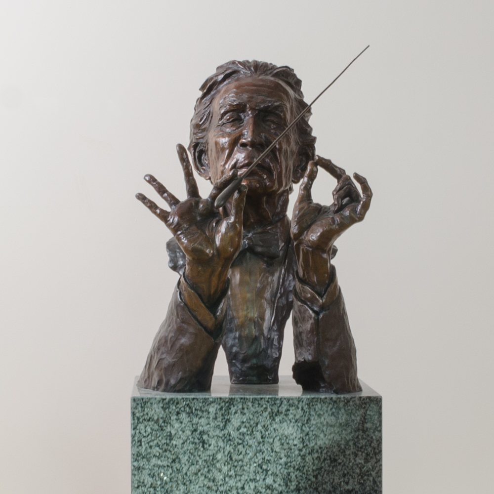 Jo Saylors Limited Edition Bronze Sculpture "Conductor"